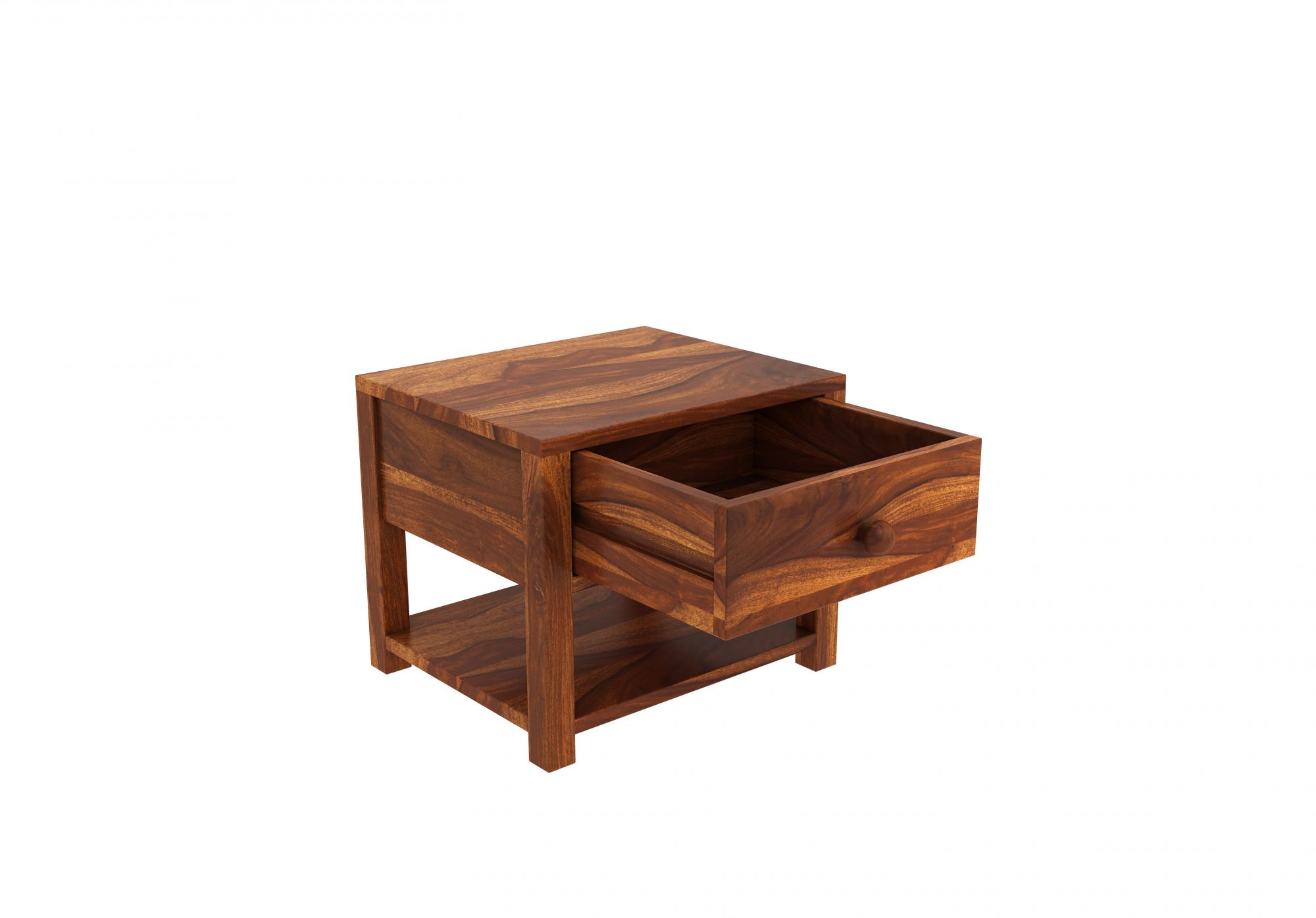 Aklo Wooden Bed Side Table