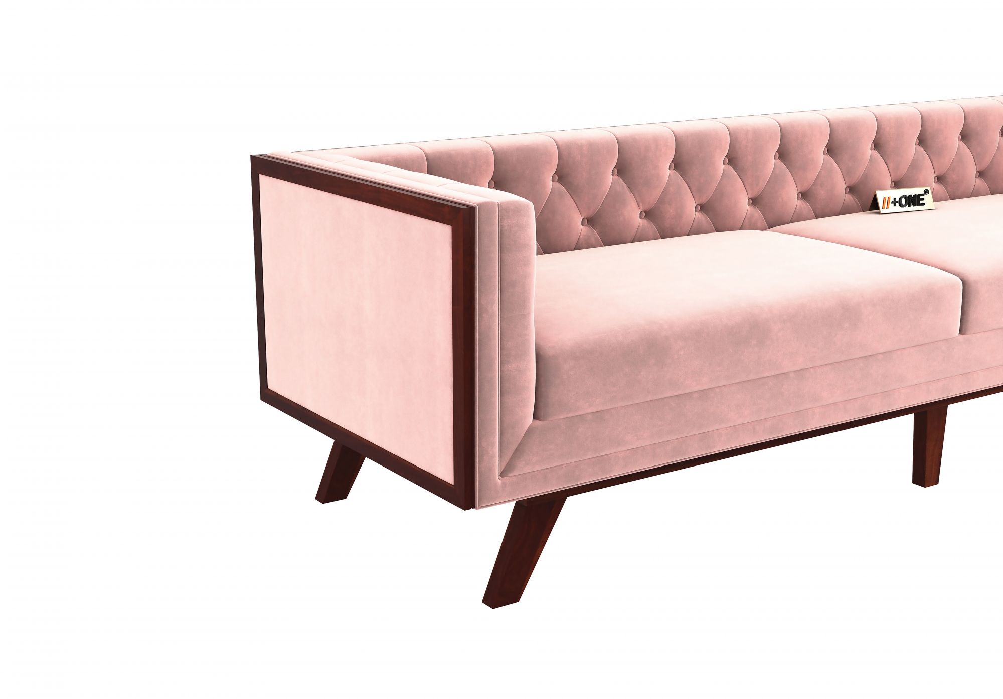 Syros Rose Dust 4 Seater Sofa