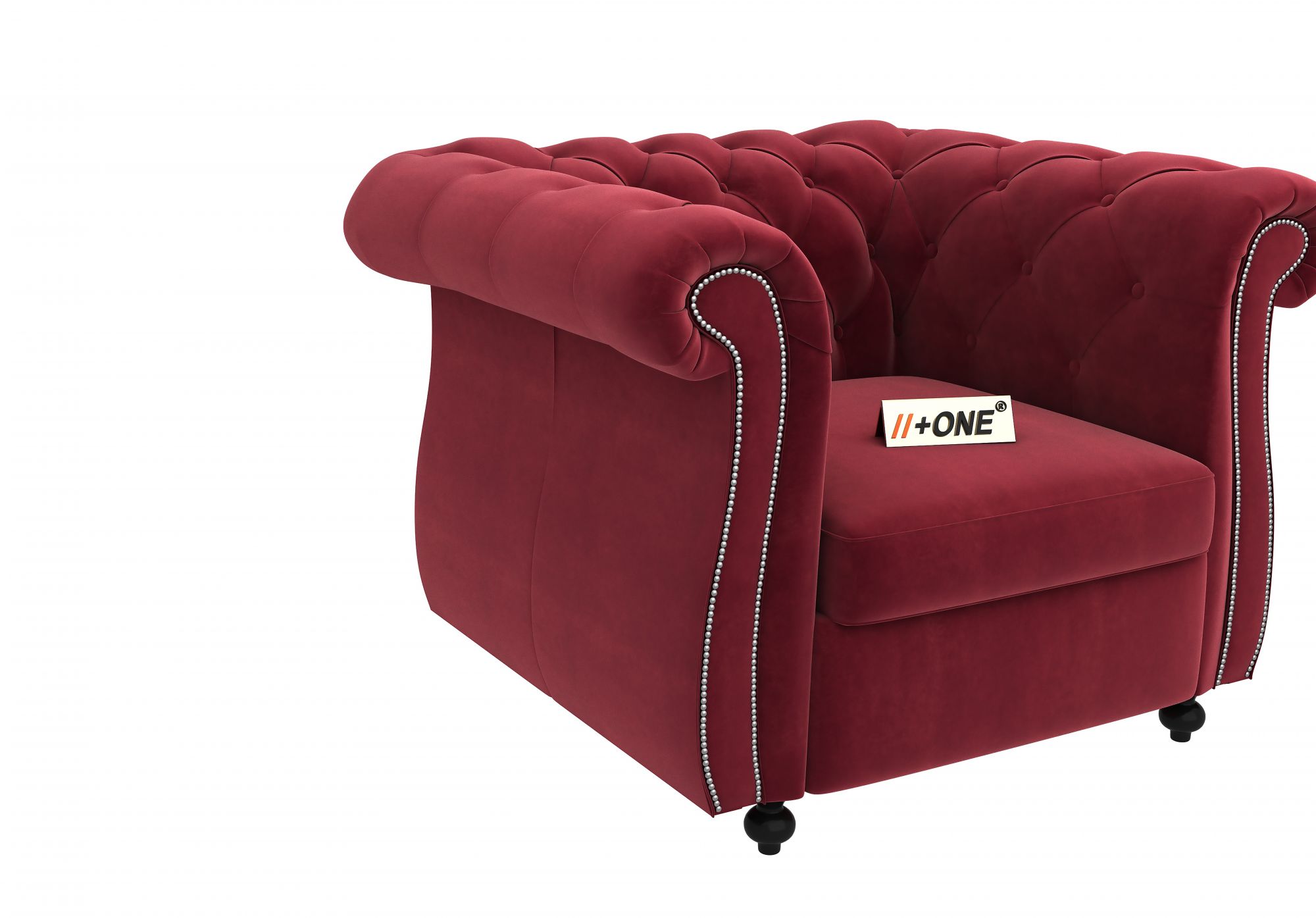 Lord Pomegranate 1 Seater Sofa
