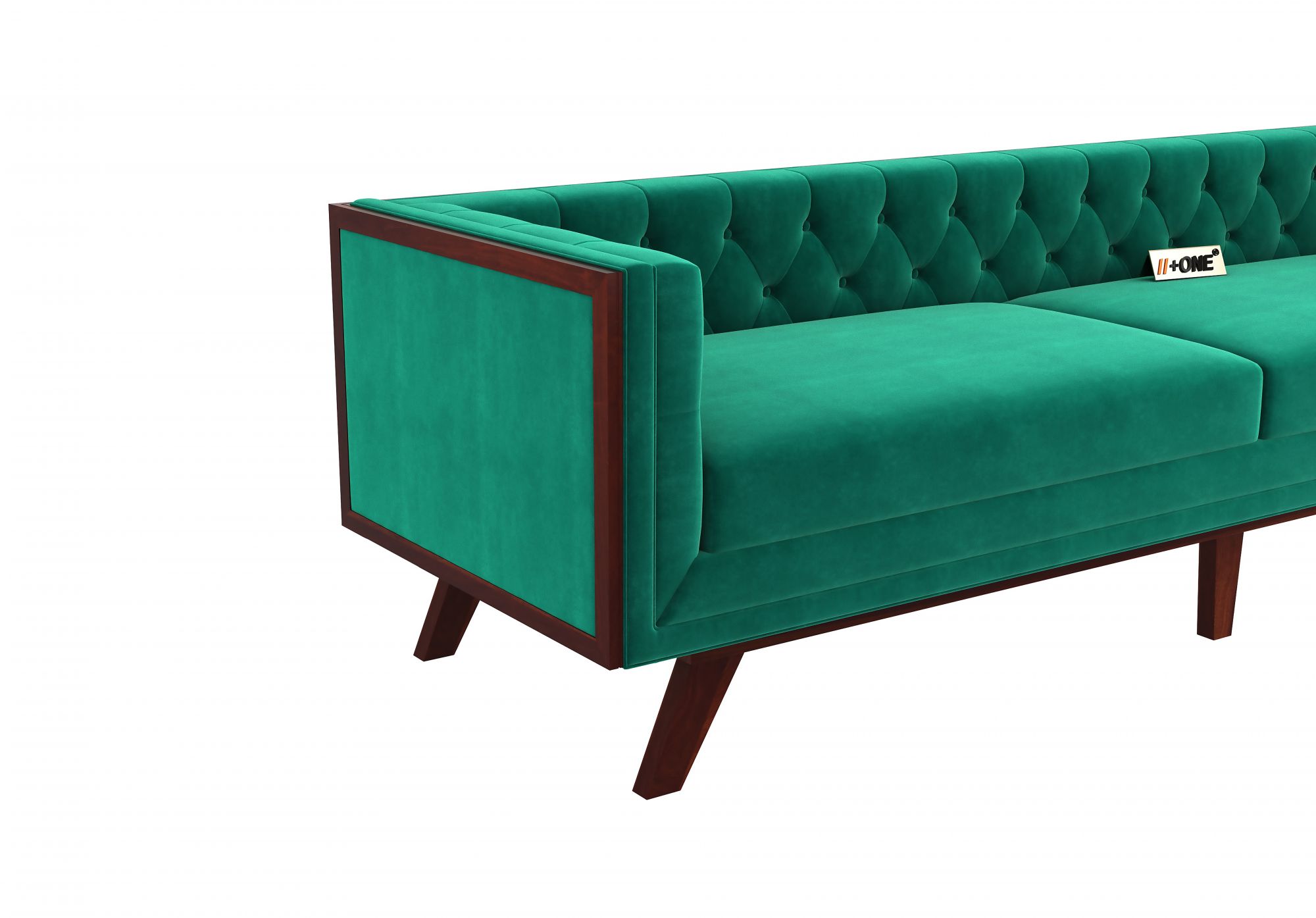Syros Emerald Green 4 Seater Sofa
