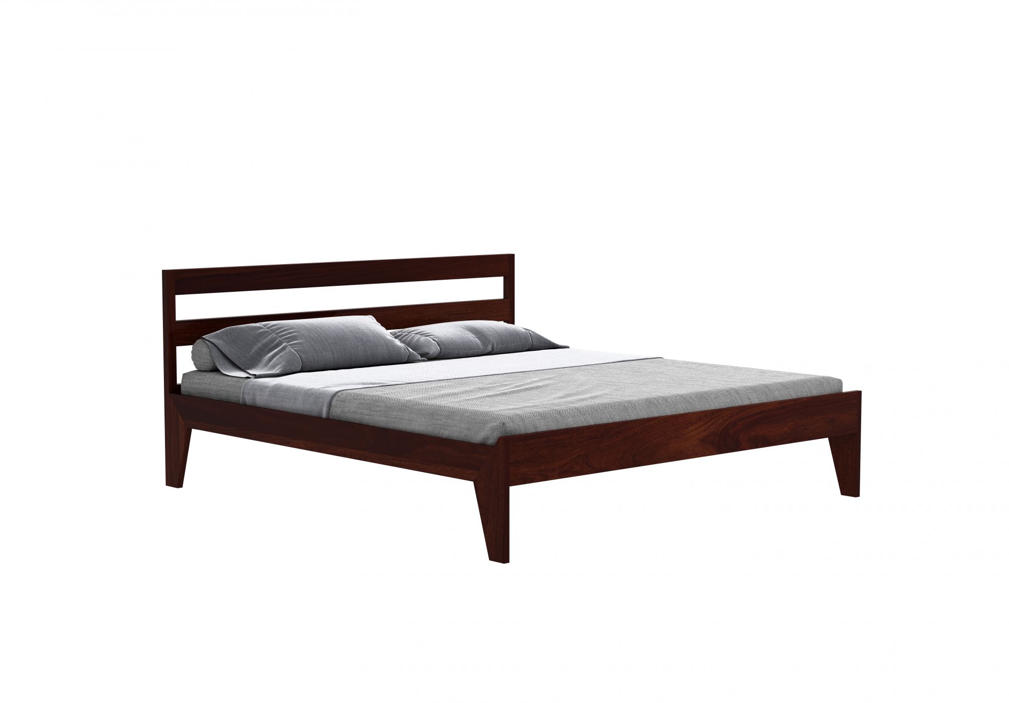 Seoul Wooden Bed Without Storage