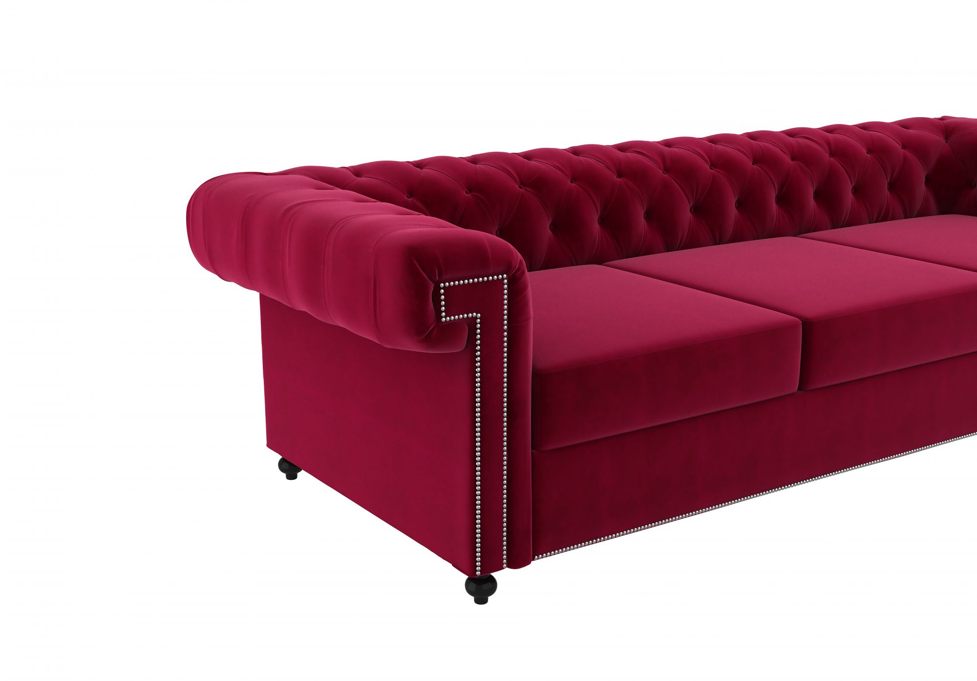 Octa Pomegranate 3 Seater Sofa
