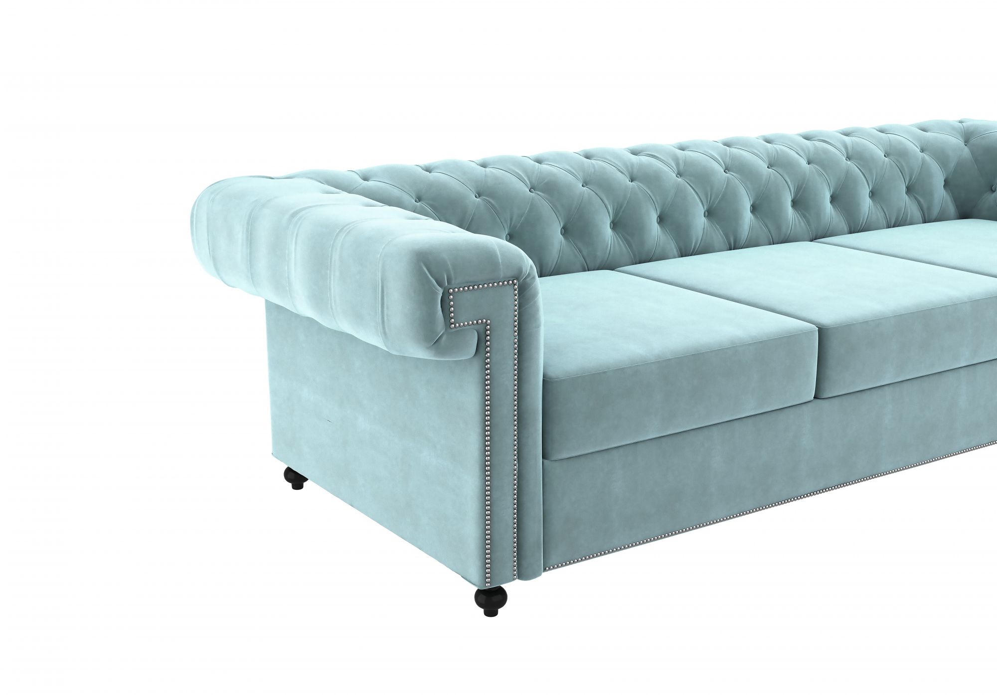 Octa Dusk Blue 3 Seater Sofa
