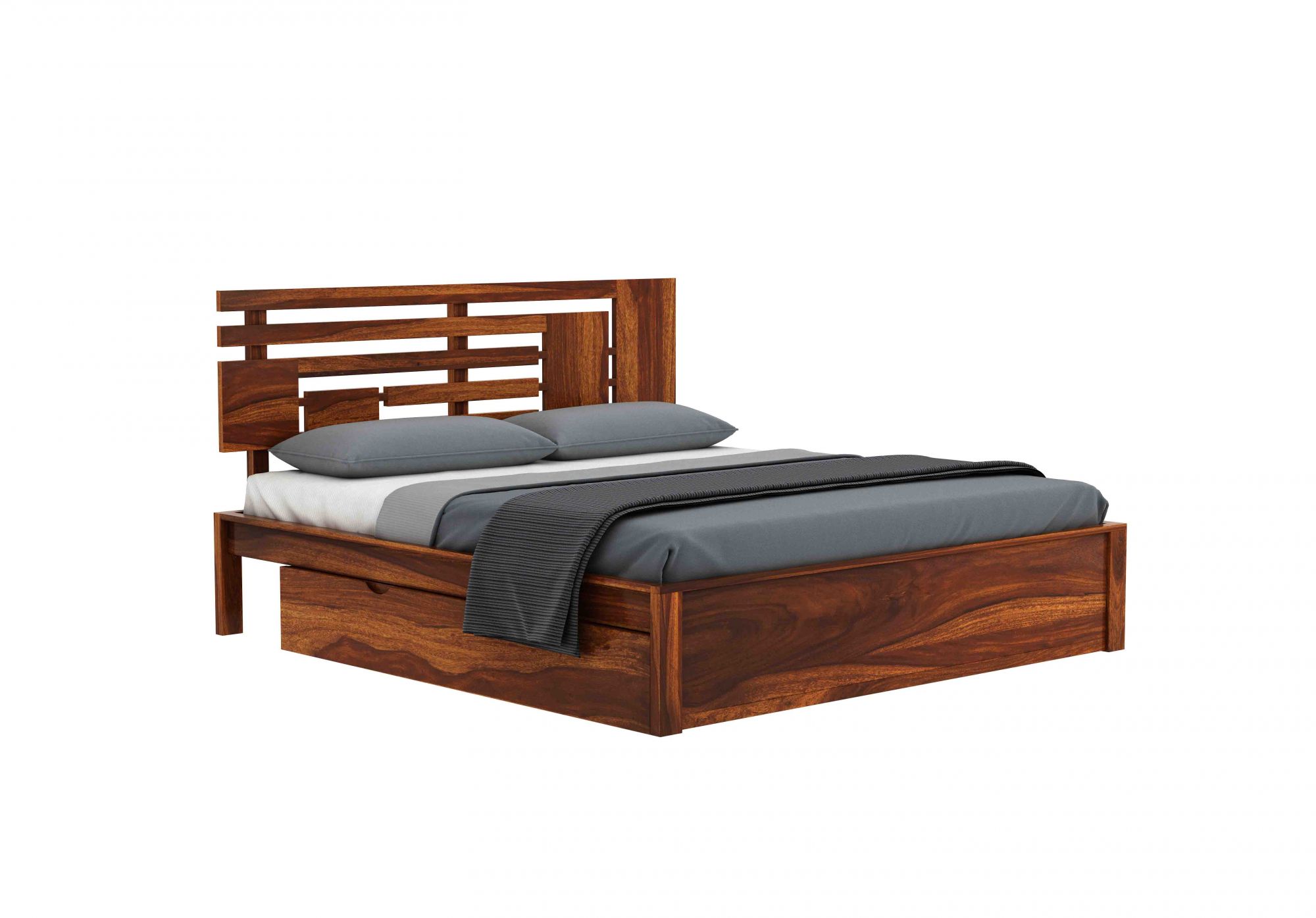 Borneo Bed With Side Drawer