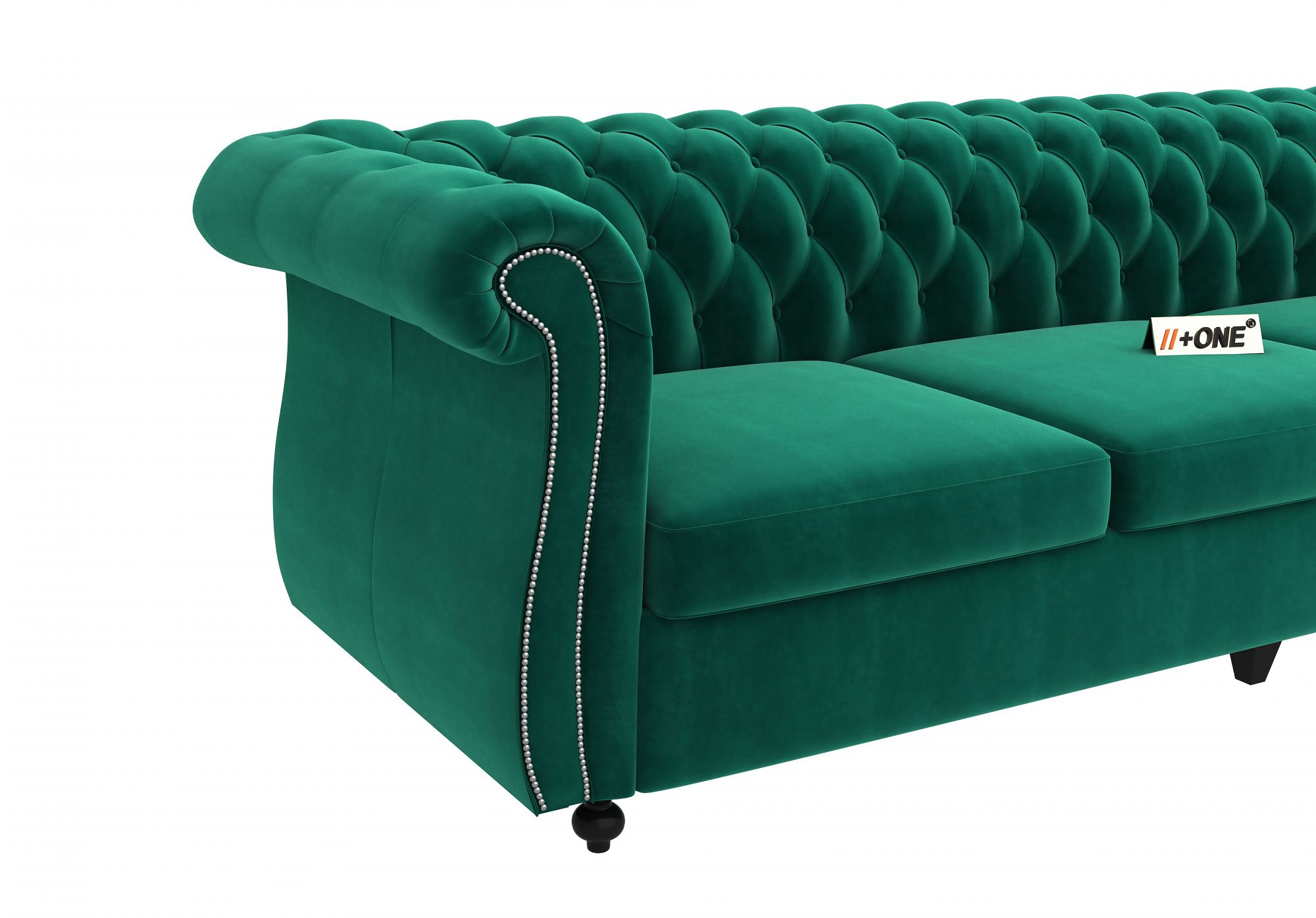 Lord Emerald Green 3 Seater Sofa