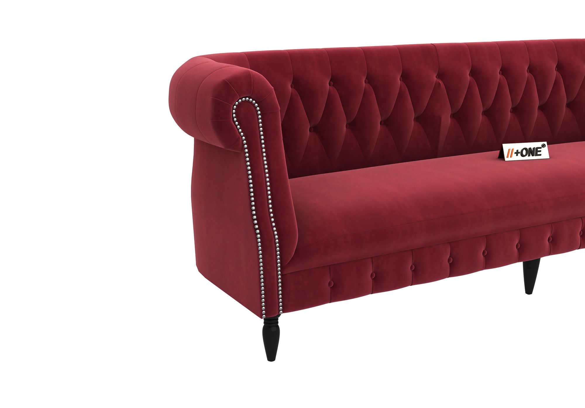 Baron Pomegranate 3 Seater Sofa