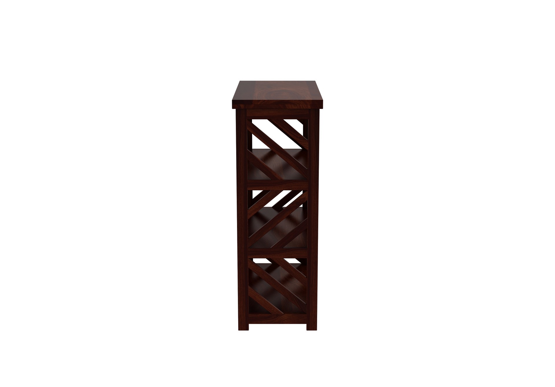 Saylor Sheesham Wood Medium Size Bookshelf Teak finish