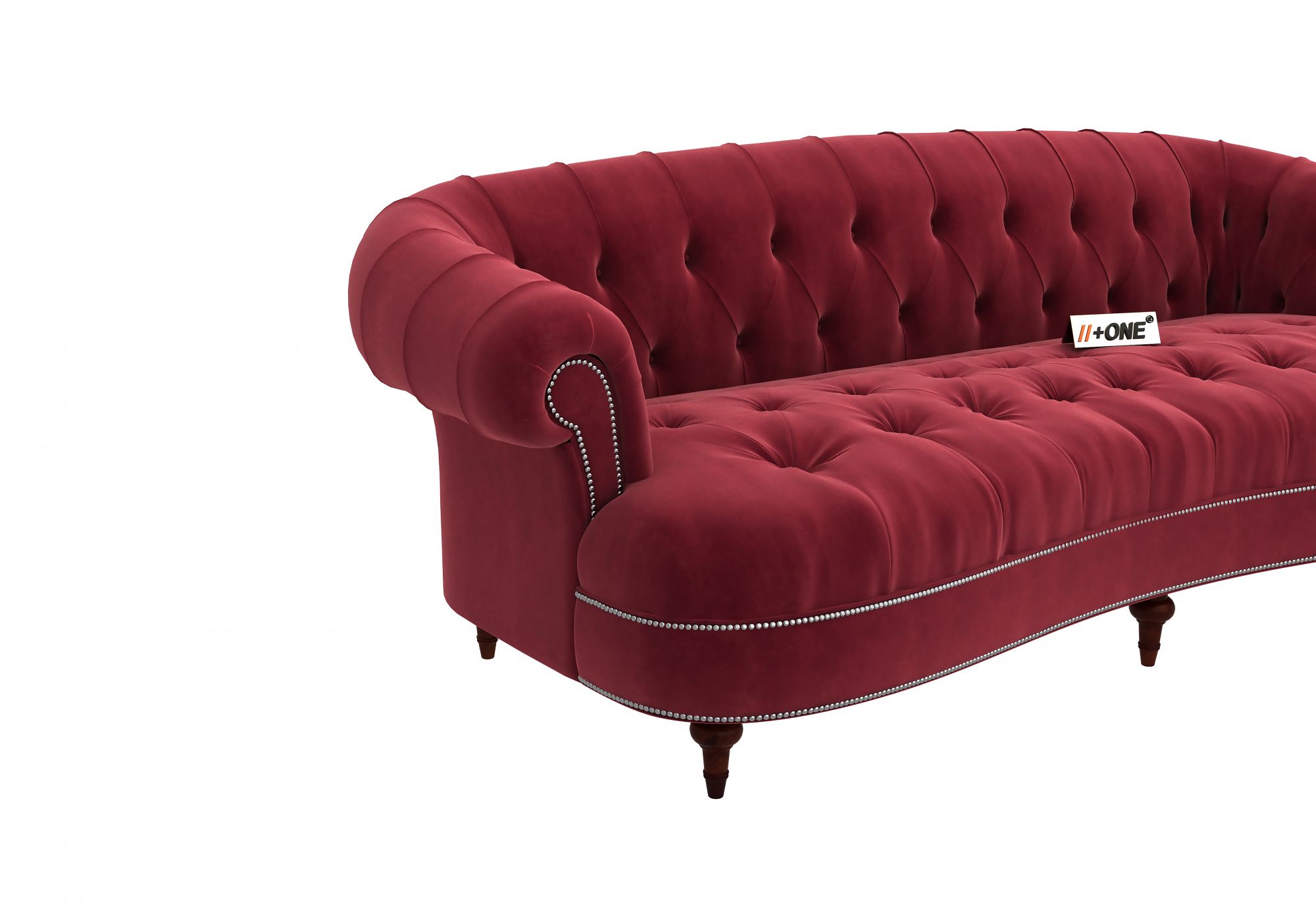Duke Pomegranate 3 Seater Sofa