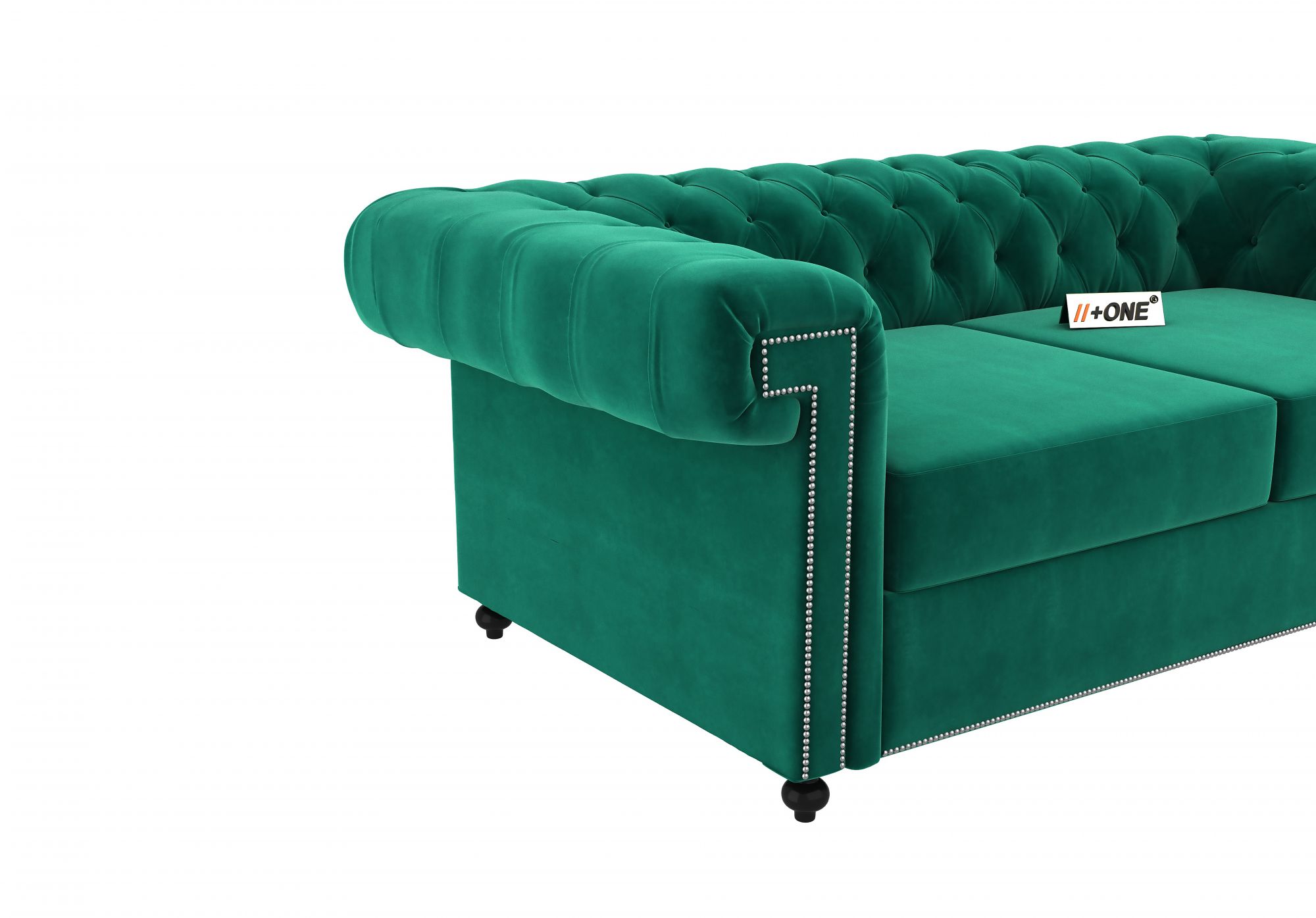 Octa Emerald Green 2 Seater Sofa