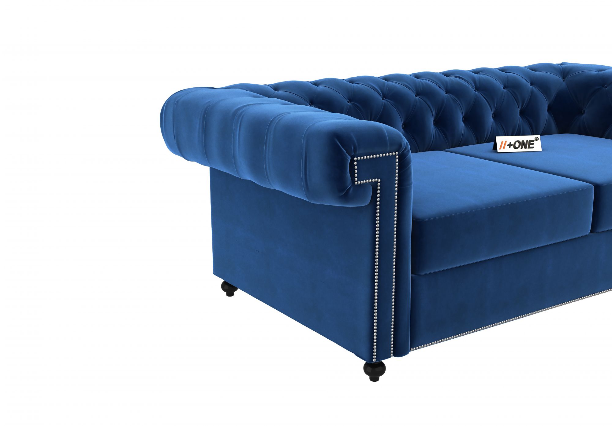 Octa Indigo Blue 2 Seater Sofa