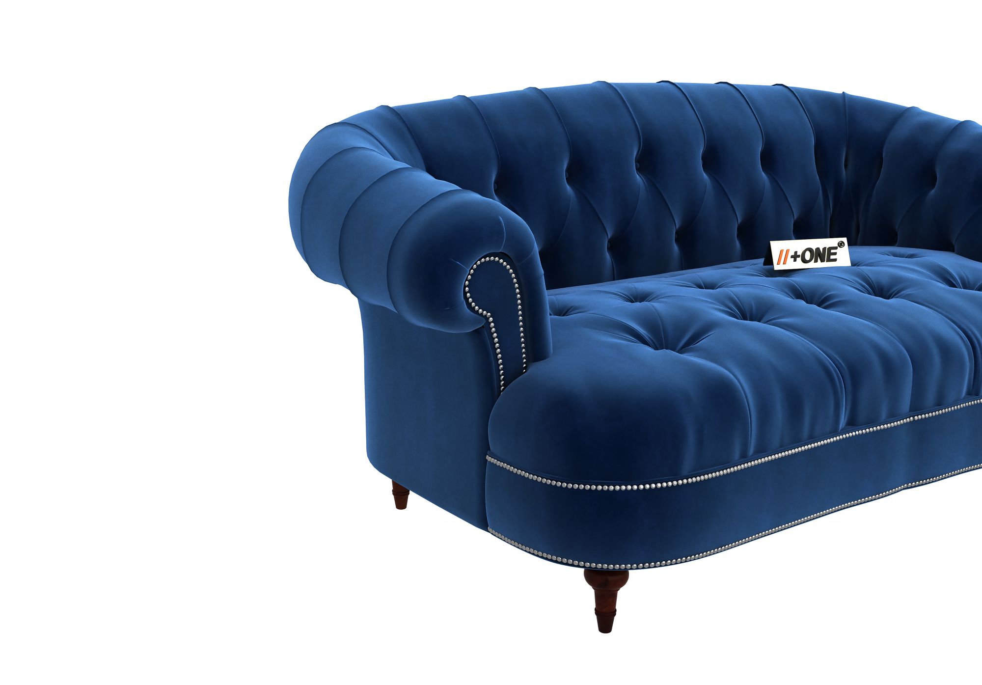 Duke Indigo Blue 2 Seater Sofa