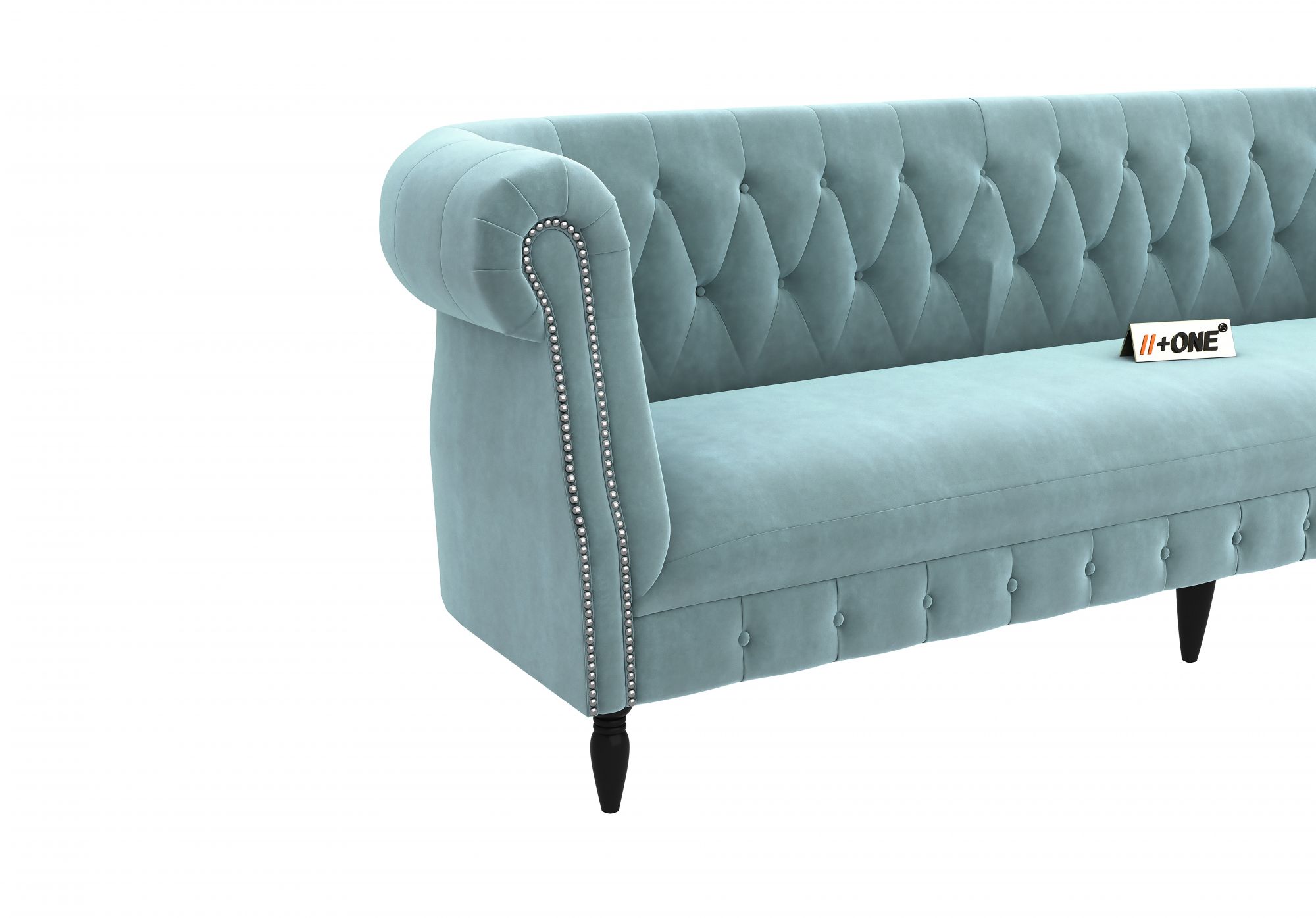 Baron Dusk Blue 3 Seater Sofa
