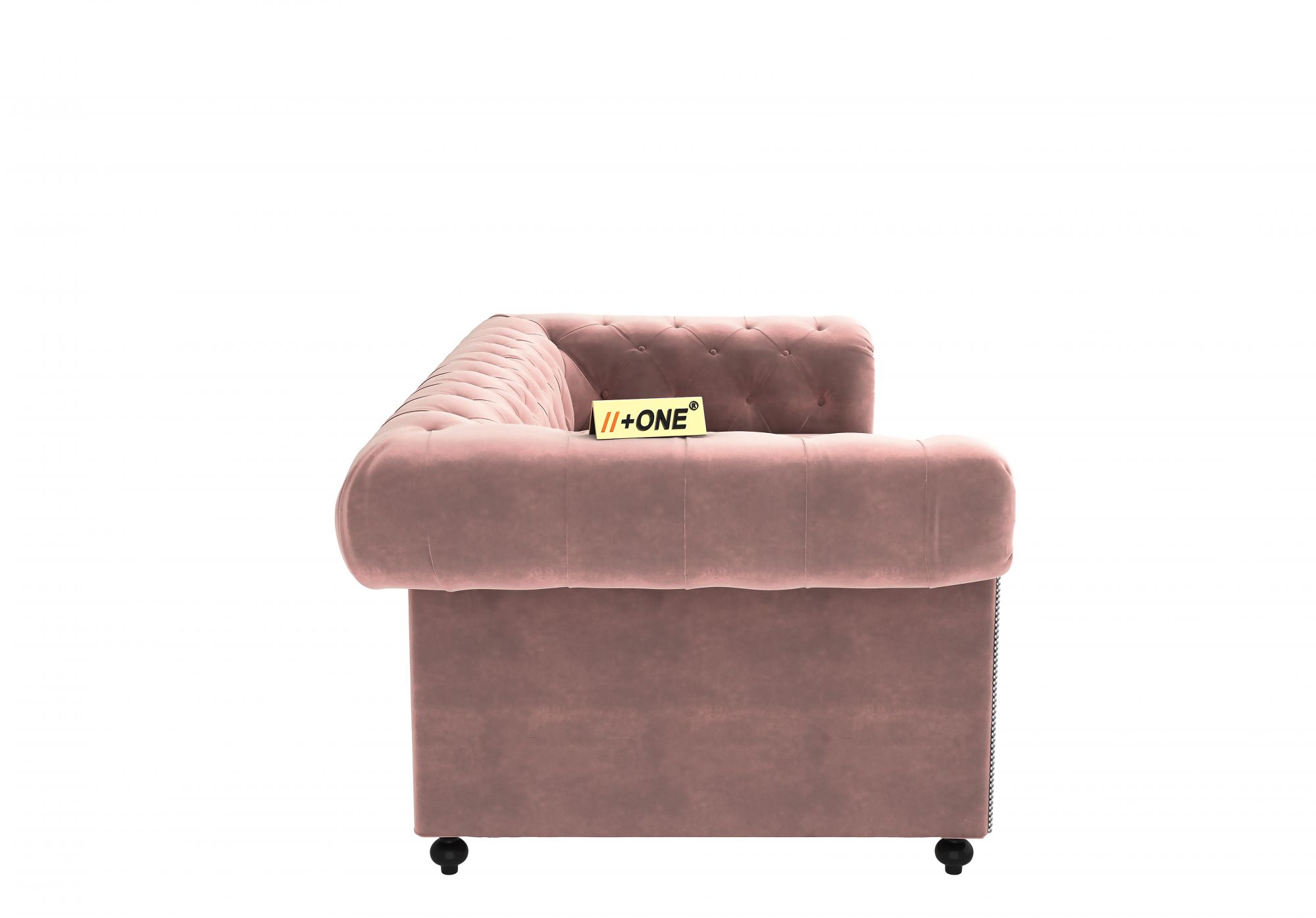 Octa Rose Dust 2 Seater Sofa