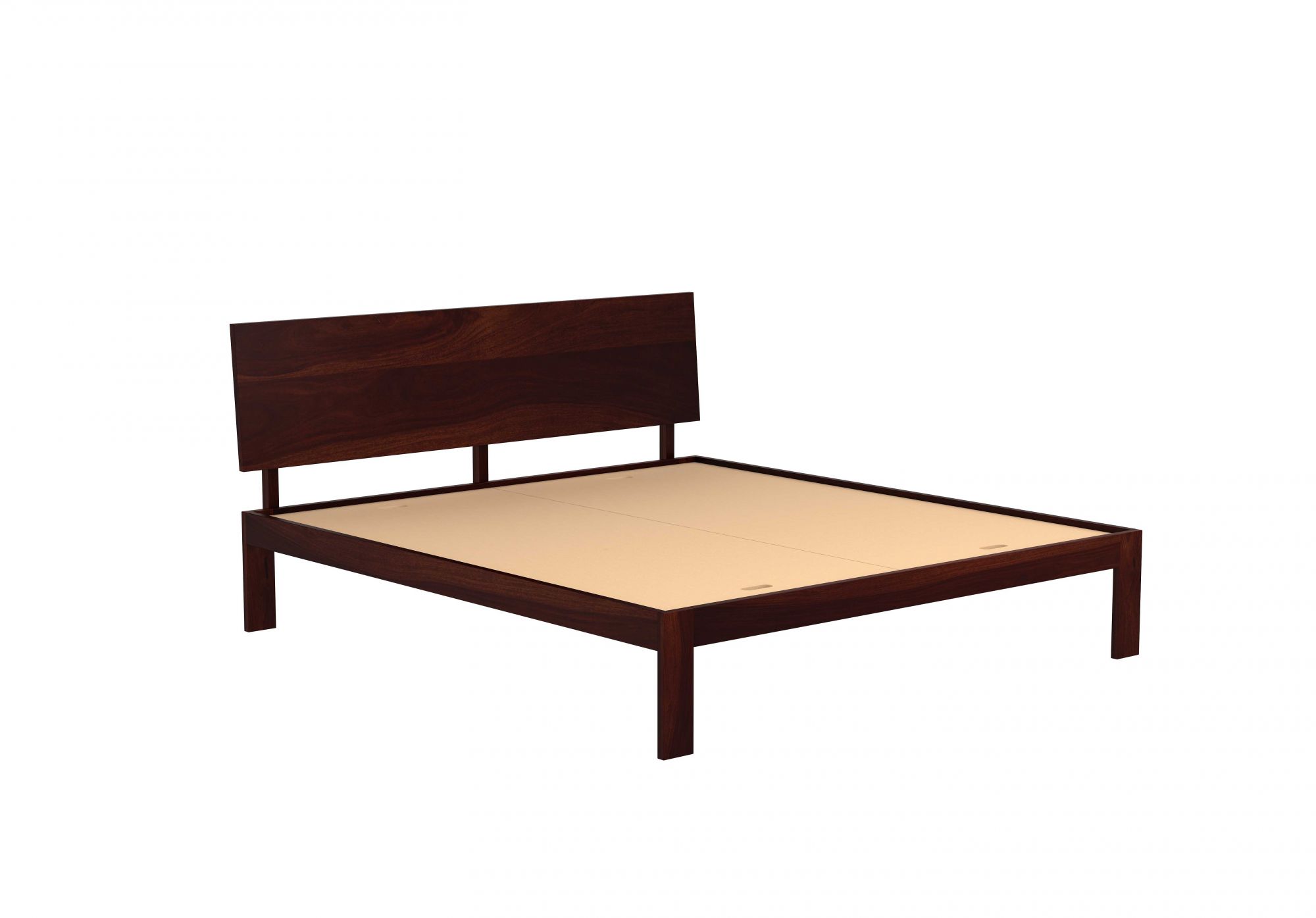 Samos Sheesham Wood Bed Without Storage