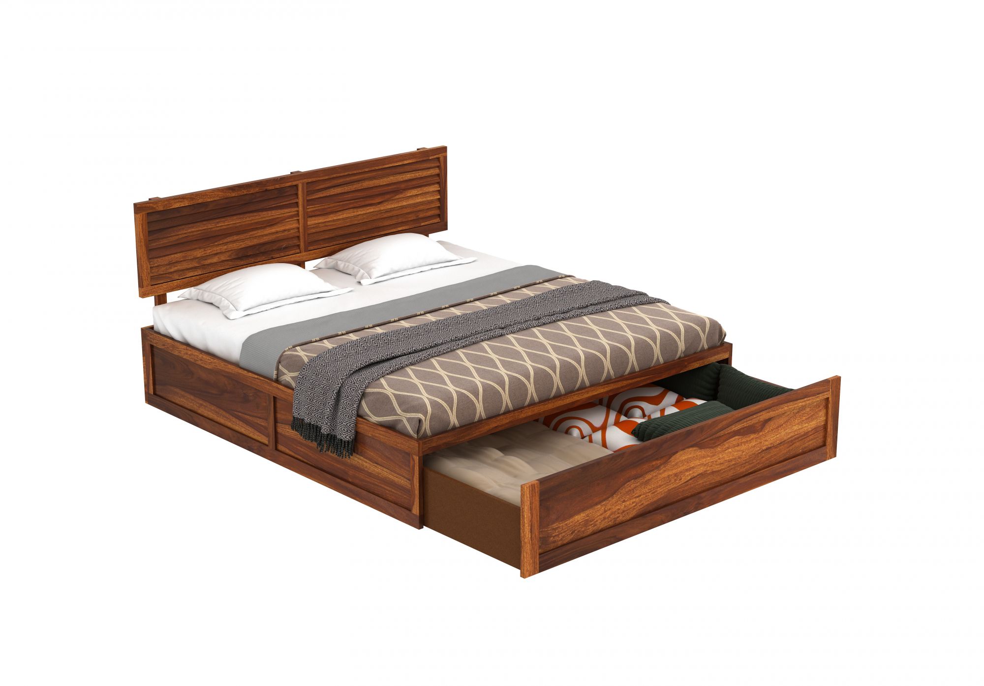 Tahura Bed With Front Storage