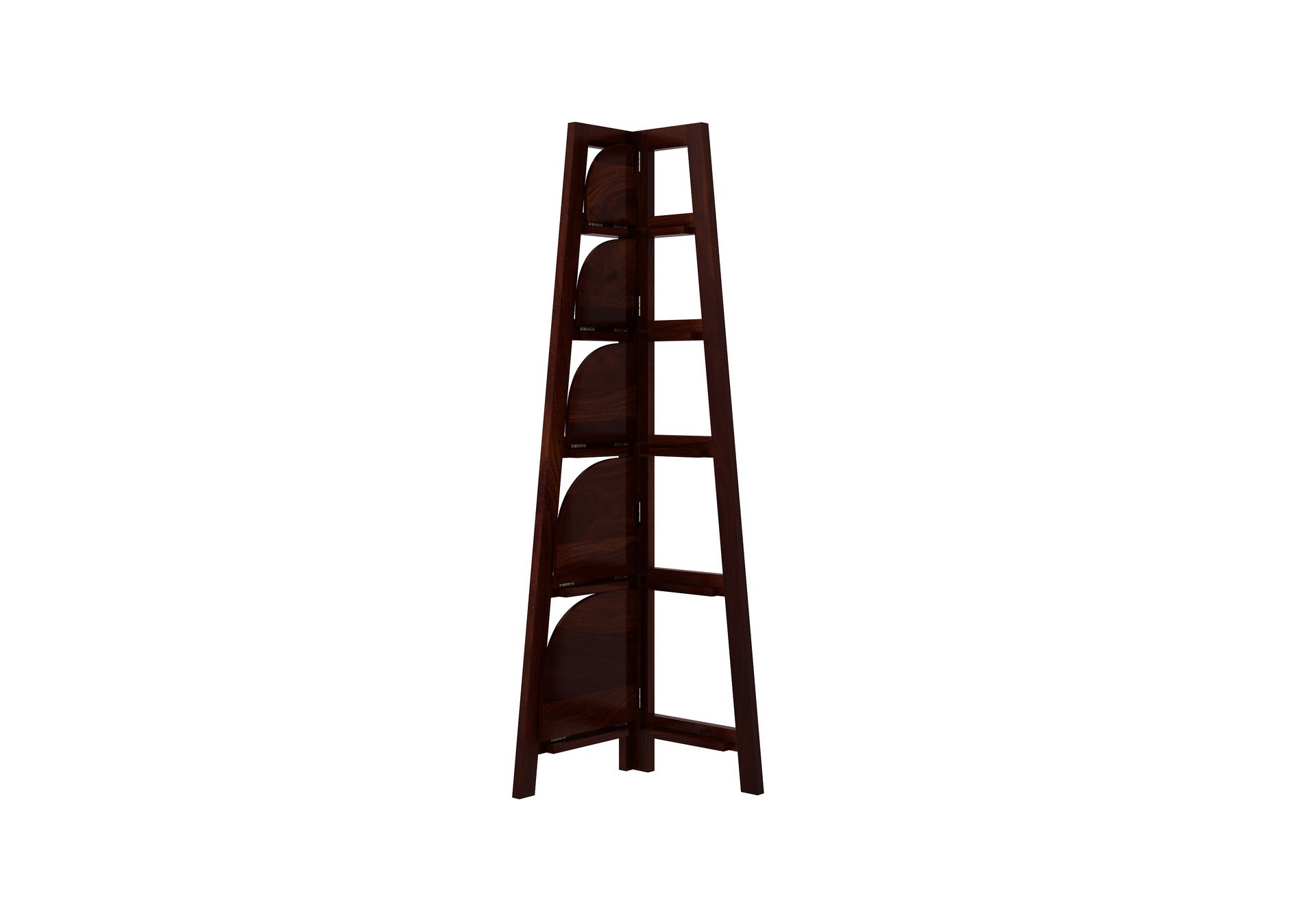 Ahtar Sheesham Wood Bookshelf Teak finish
