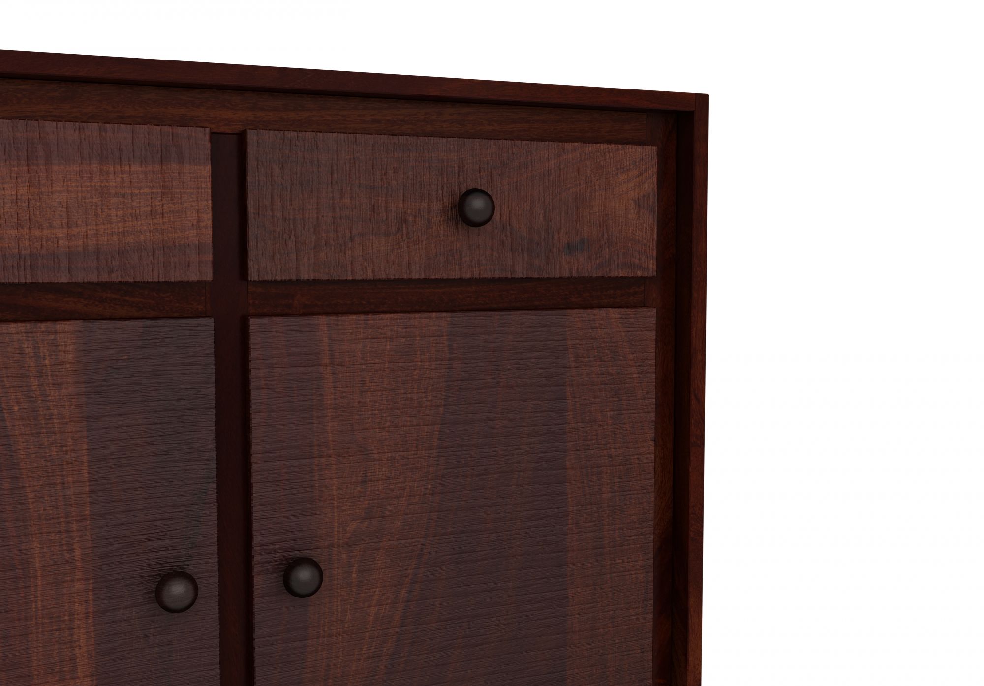 Regal Wooden Chest of Drawers