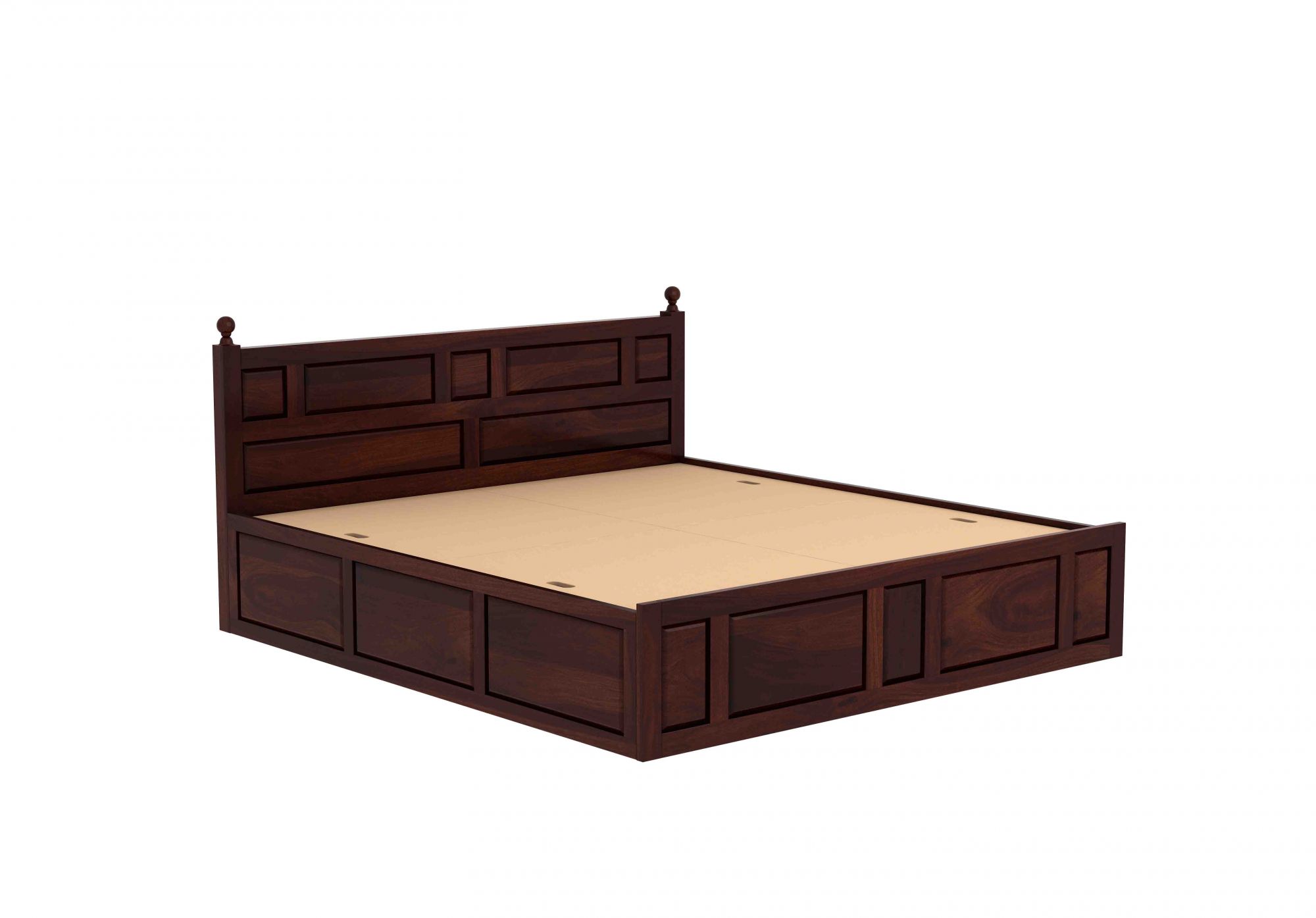 Imperial Sheesham Wood Bed With Box Storage