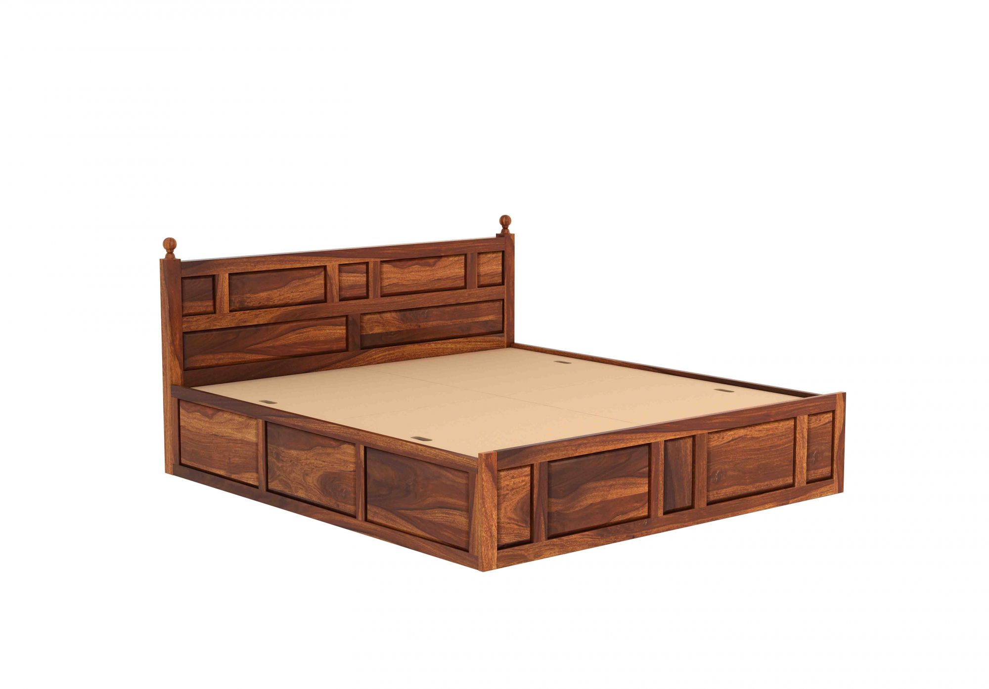 Imperial Sheesham Wood Bed With Box Storage