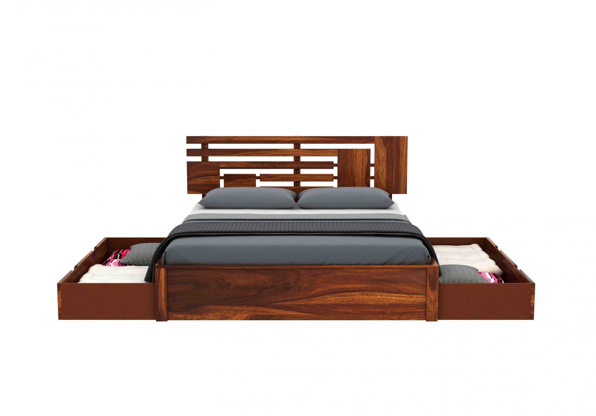 Borneo Bed With Side Drawer