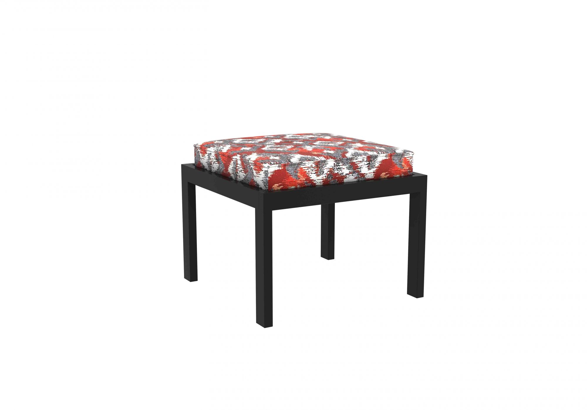 Falon 4 Stool Coffee Table-Brown - Teak