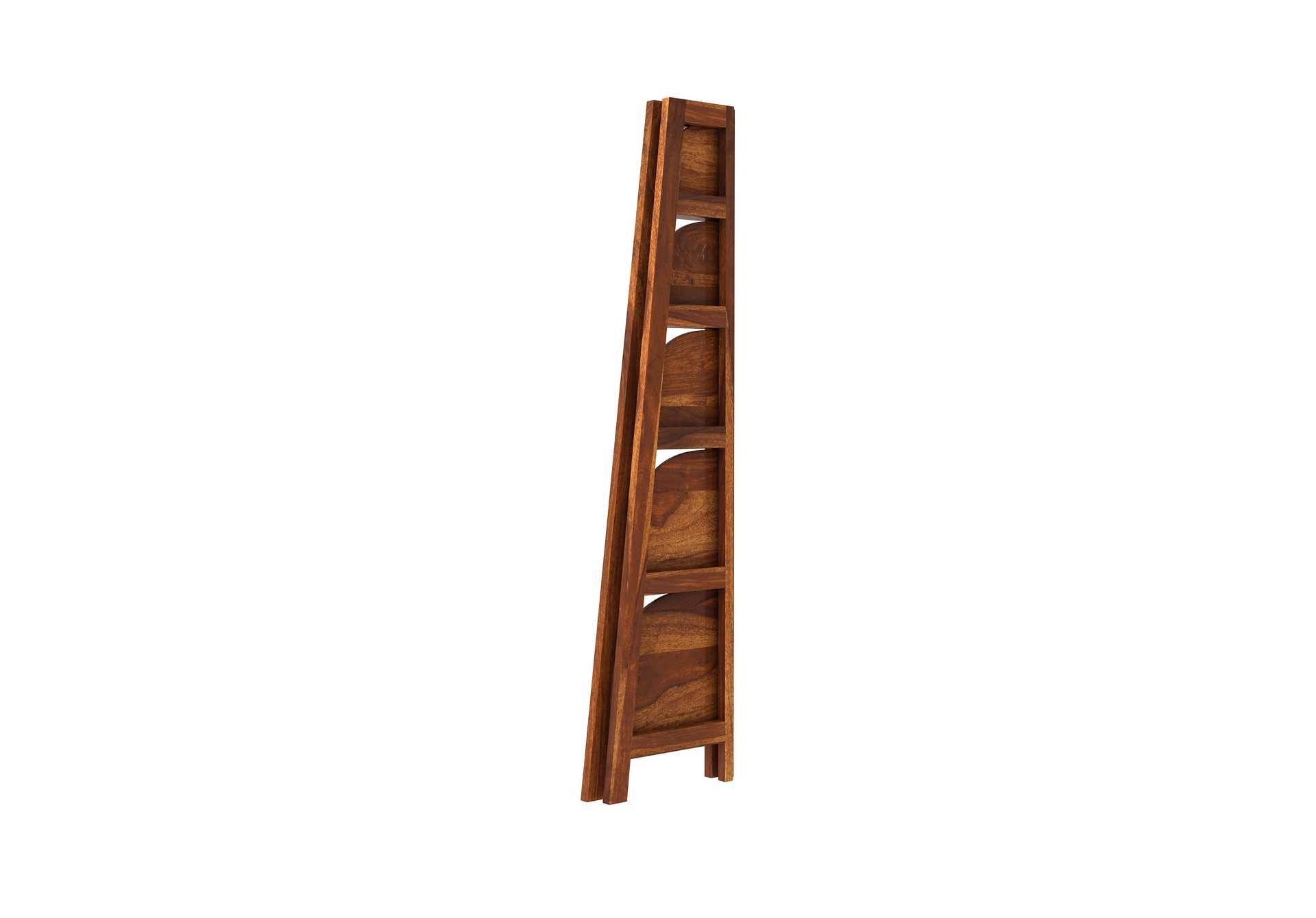 Ahtar Sheesham Wood Bookshelf Teak finish