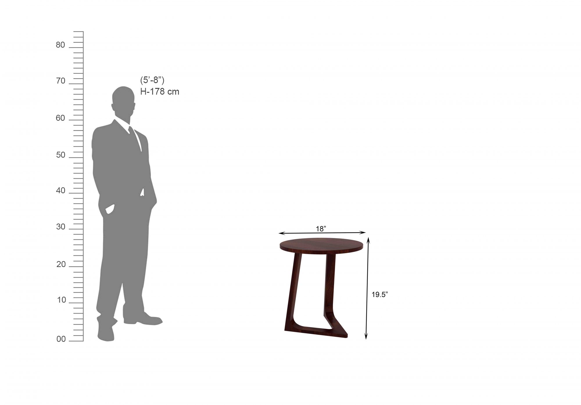 Moheli Side Table For Bedroom