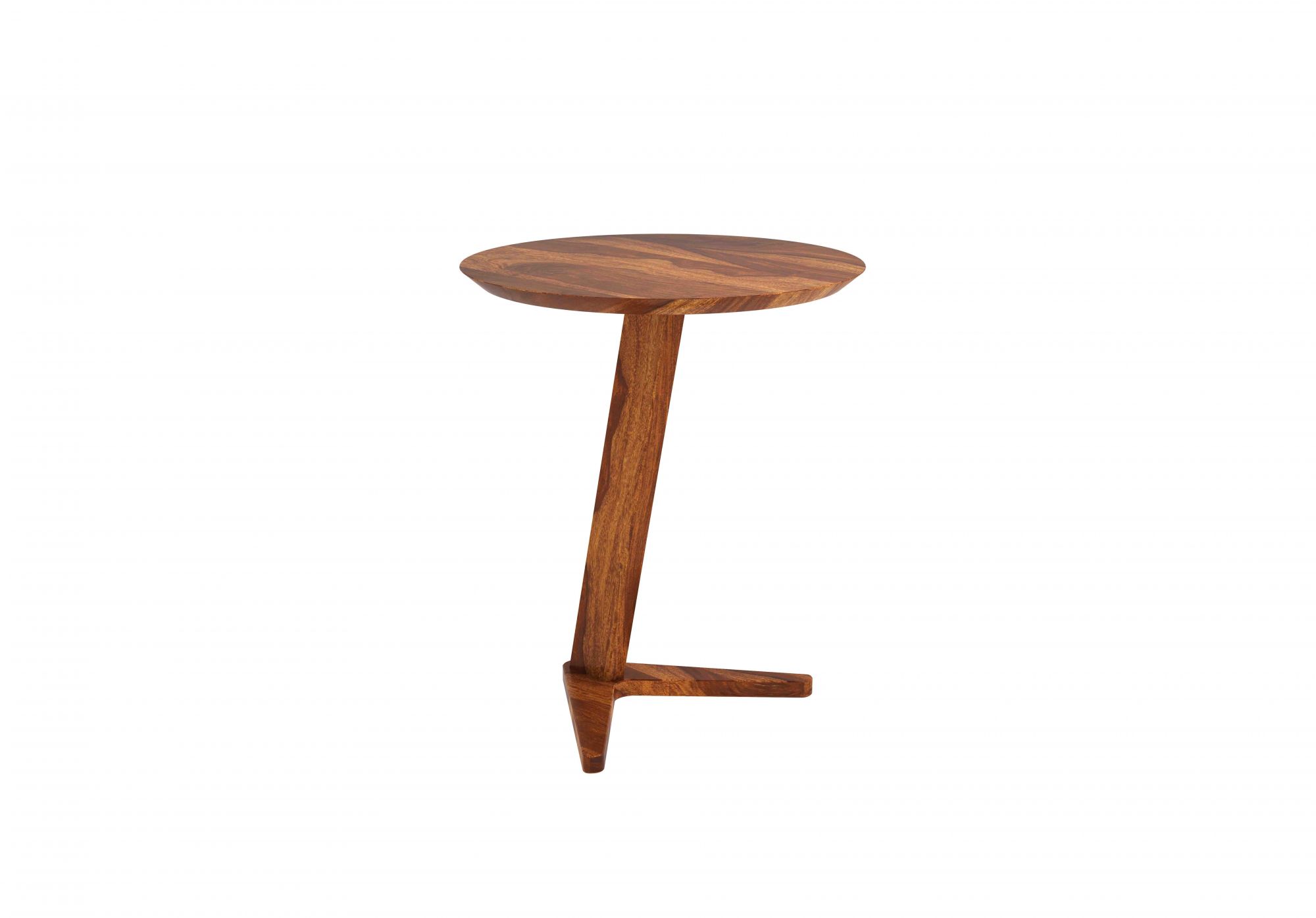 Fraser Wooden Side Table For Living Room Teak finish