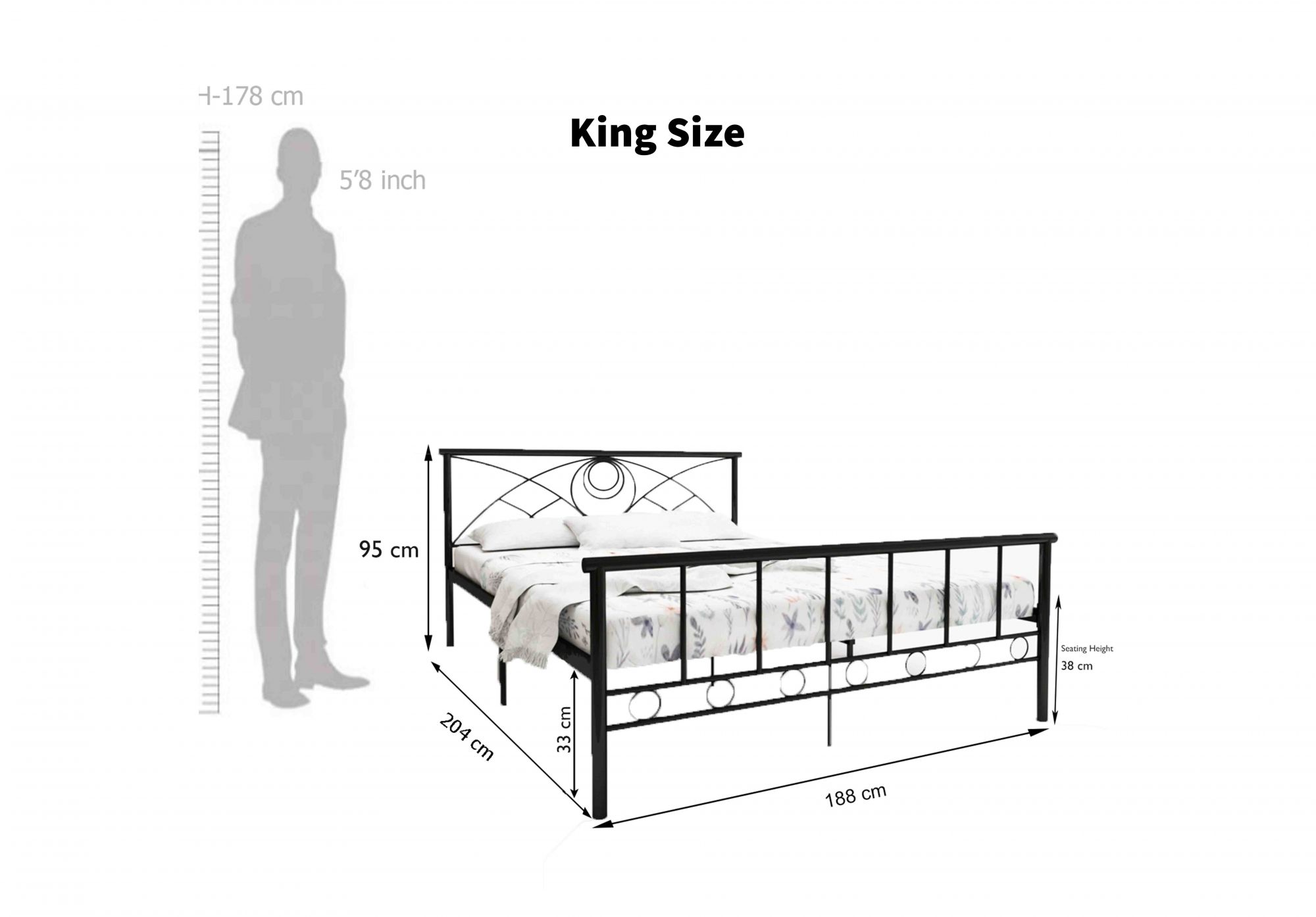 Oscar Metal Bed
