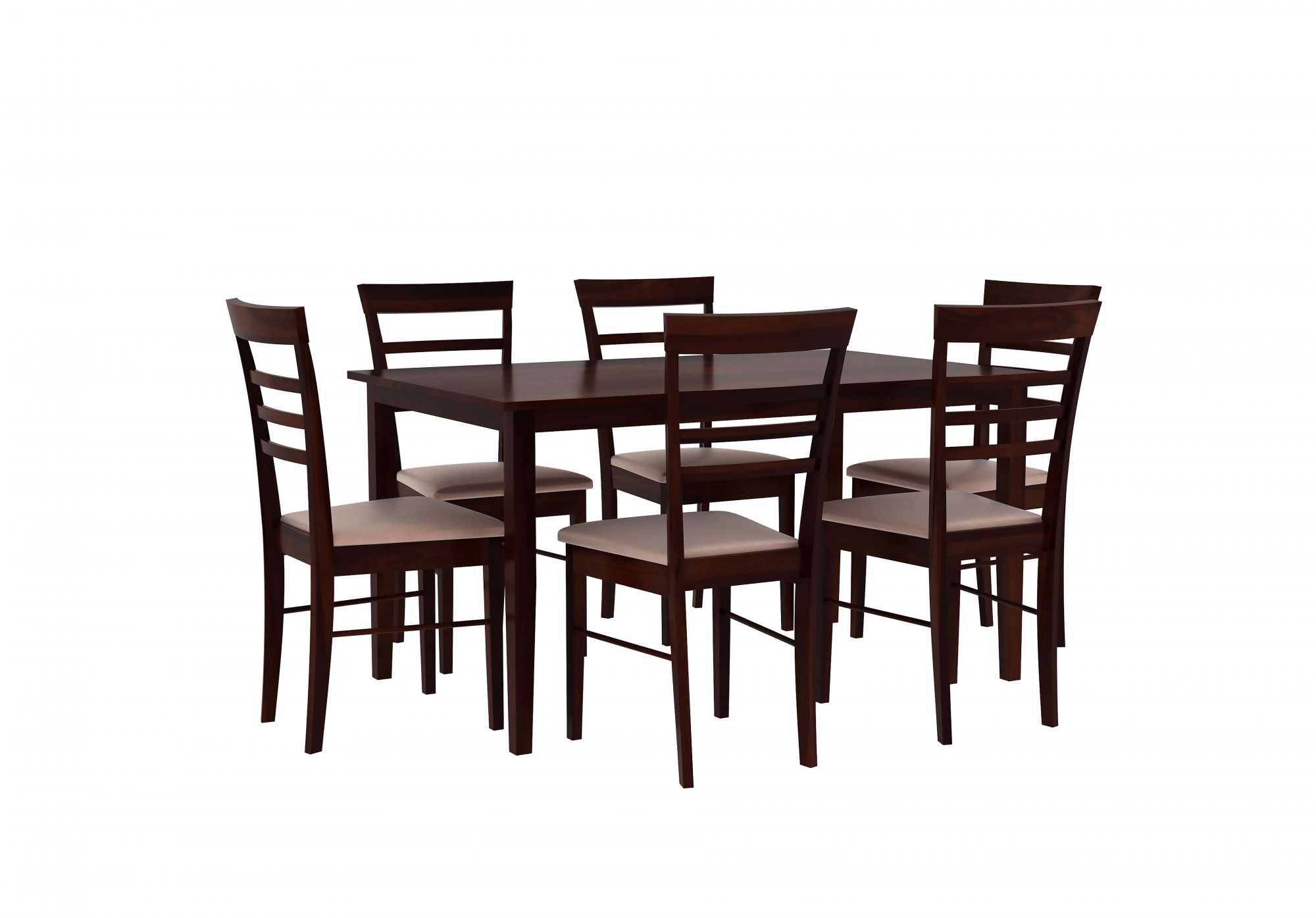 Lena Sheesham Wood Dining Table 6 Seater