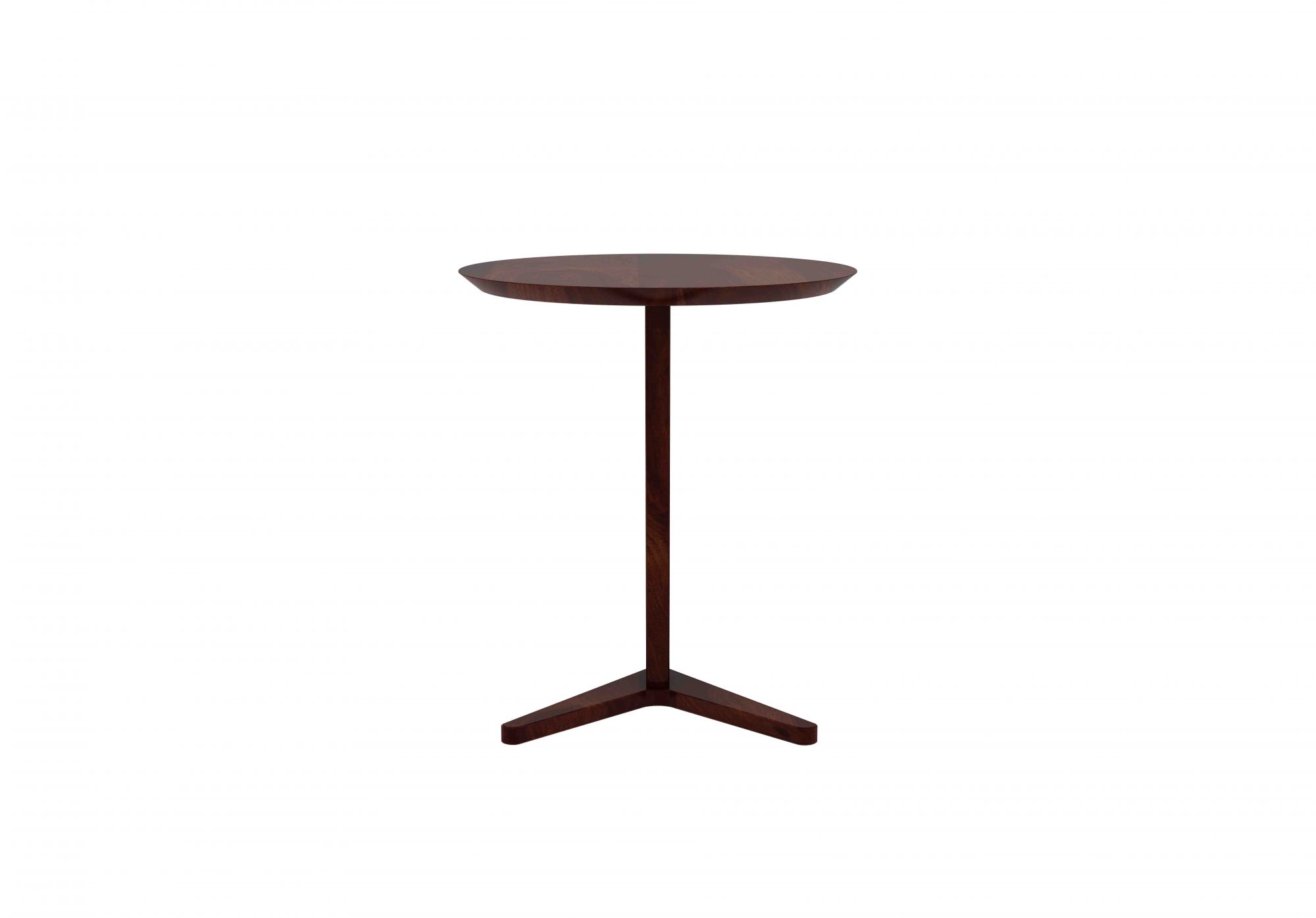 Fraser Wooden Side Table For Living Room Walnut finish