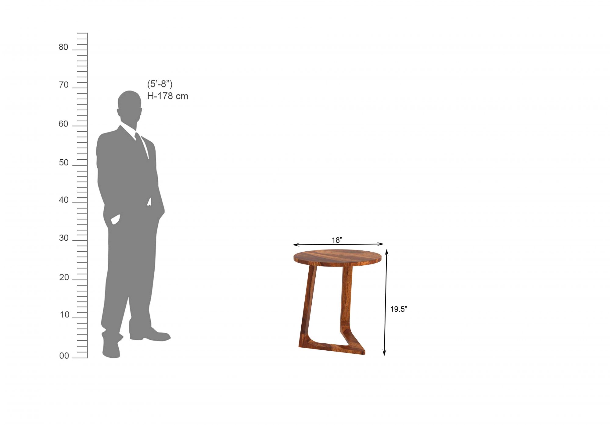 Moheli Side Table For Bedroom