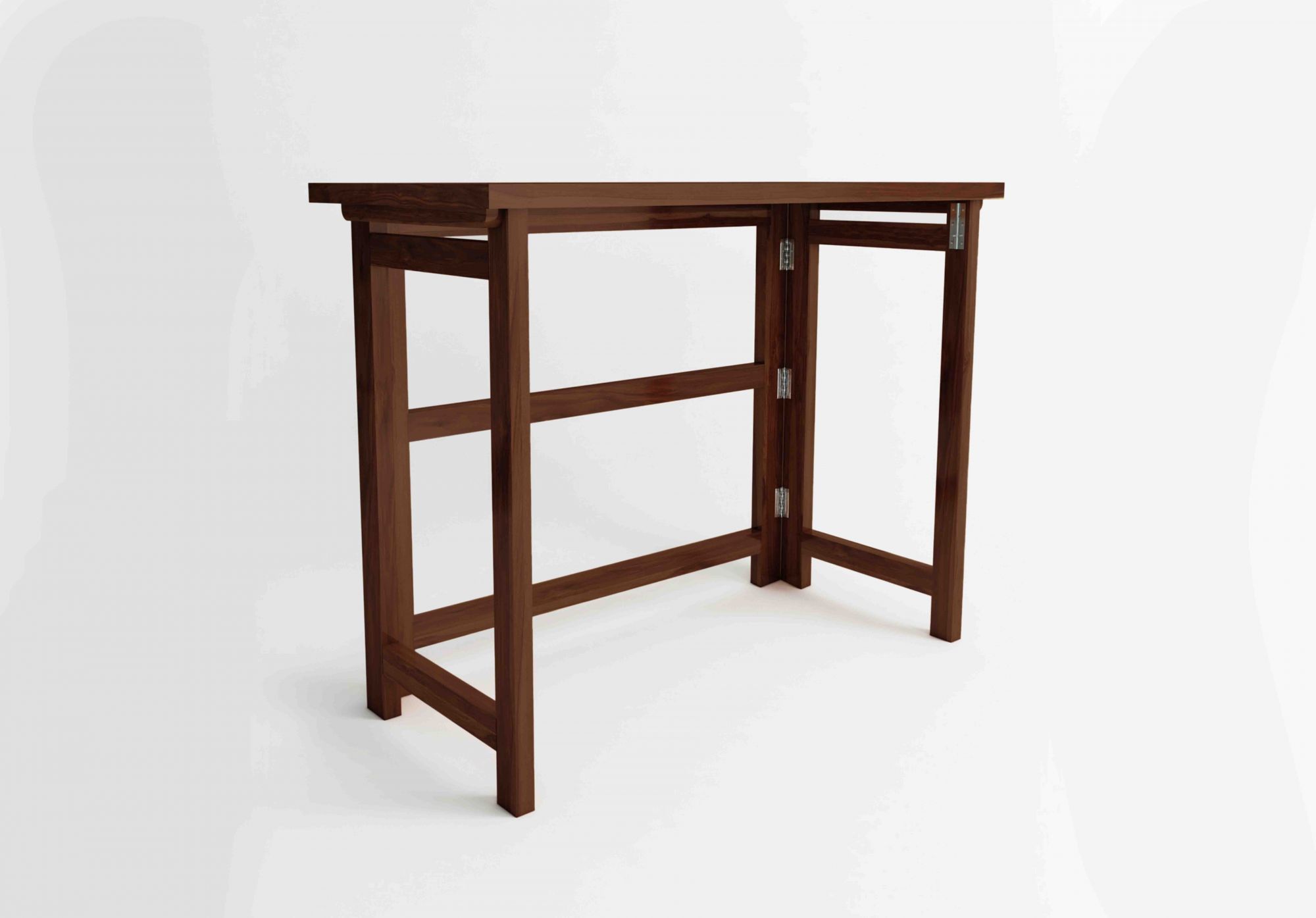 Nova Wooden Laptop Table Walnut finish