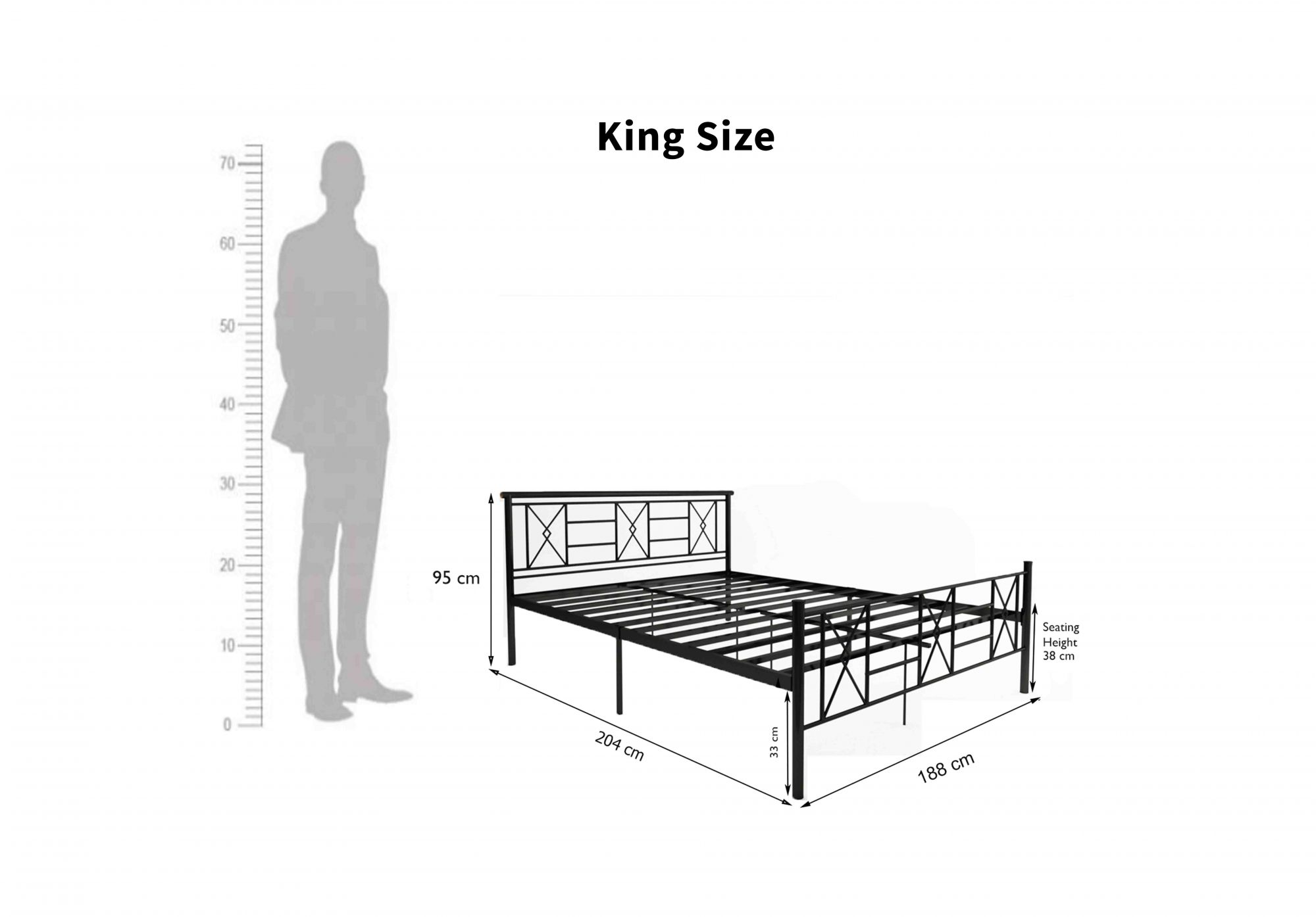Sark Metal Bed