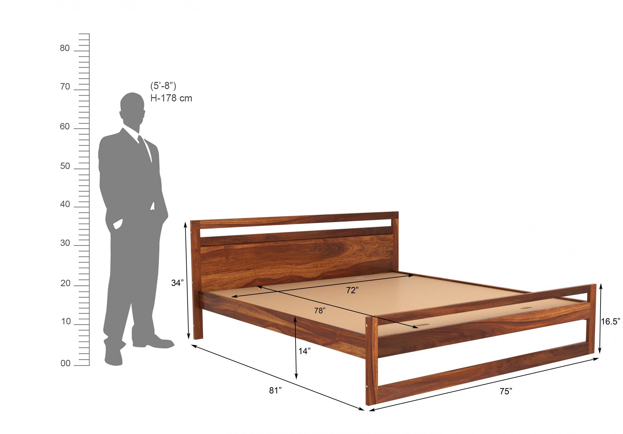 Bennett Bed Without Storage