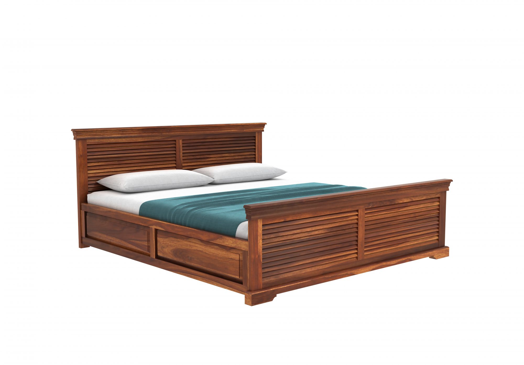 Barren Bed With Box Storage