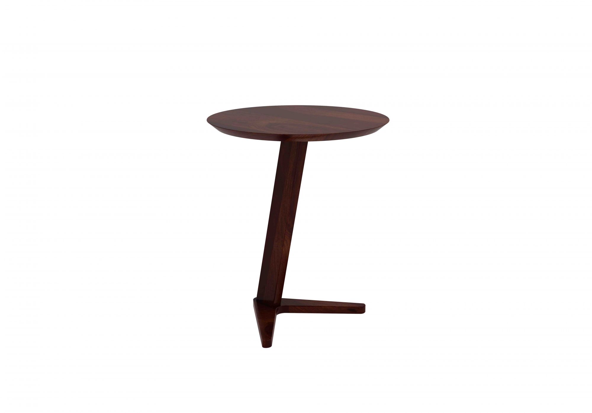 Fraser Wooden Side Table For Living Room Walnut finish
