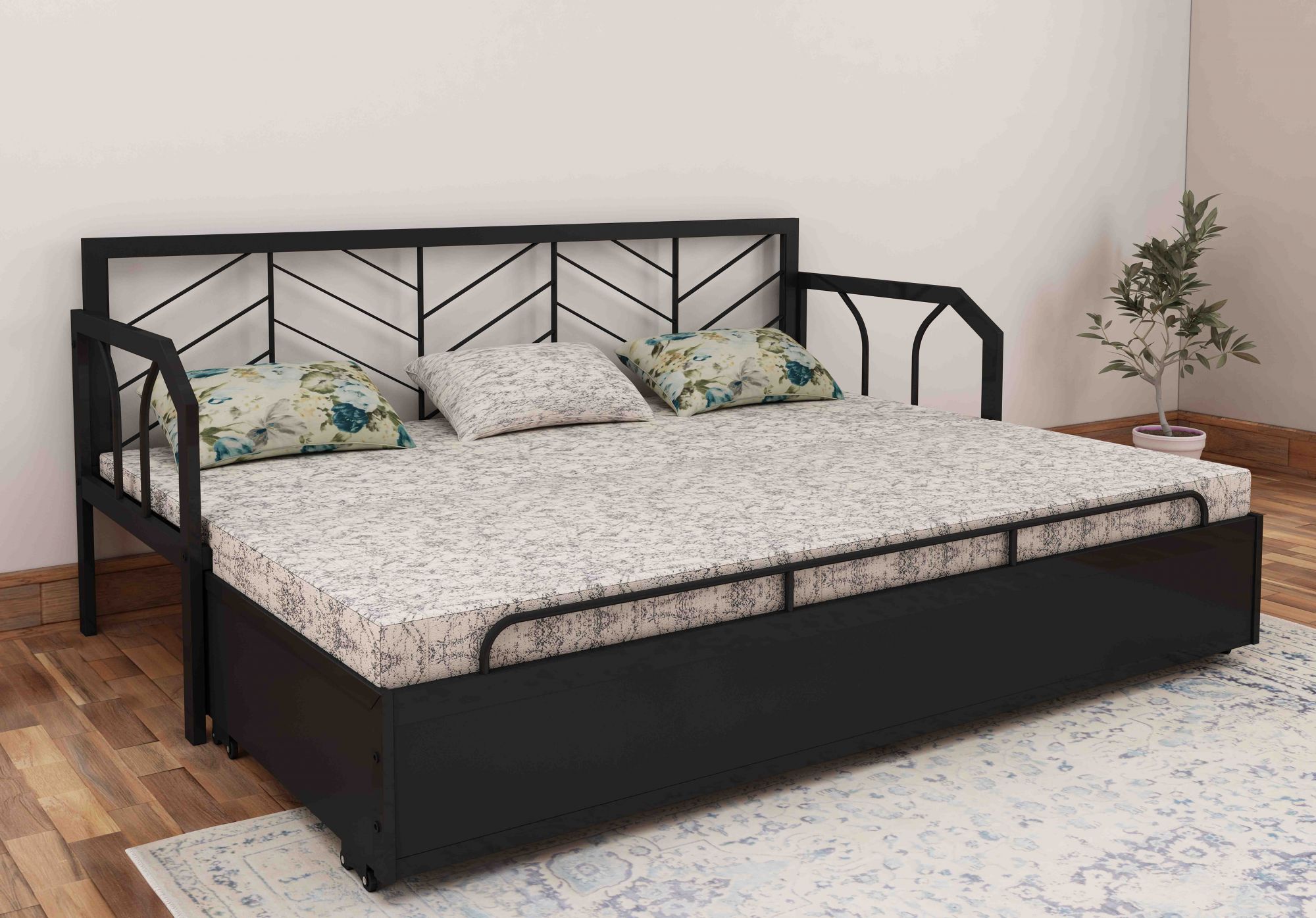 Honshu Metal Sofa Cum Bed