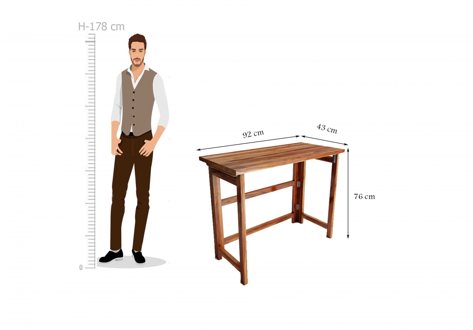 Nova Wooden Laptop Table