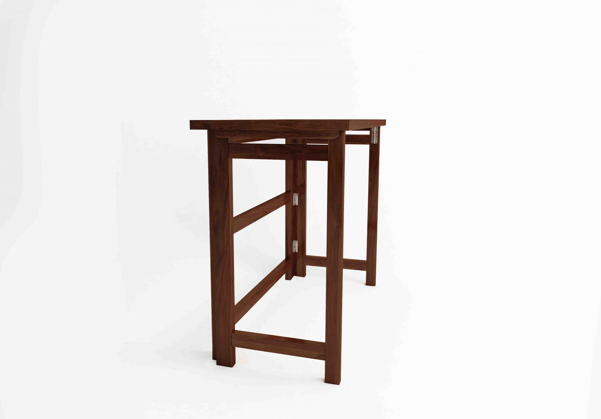 Nova Wooden Laptop Table Walnut finish