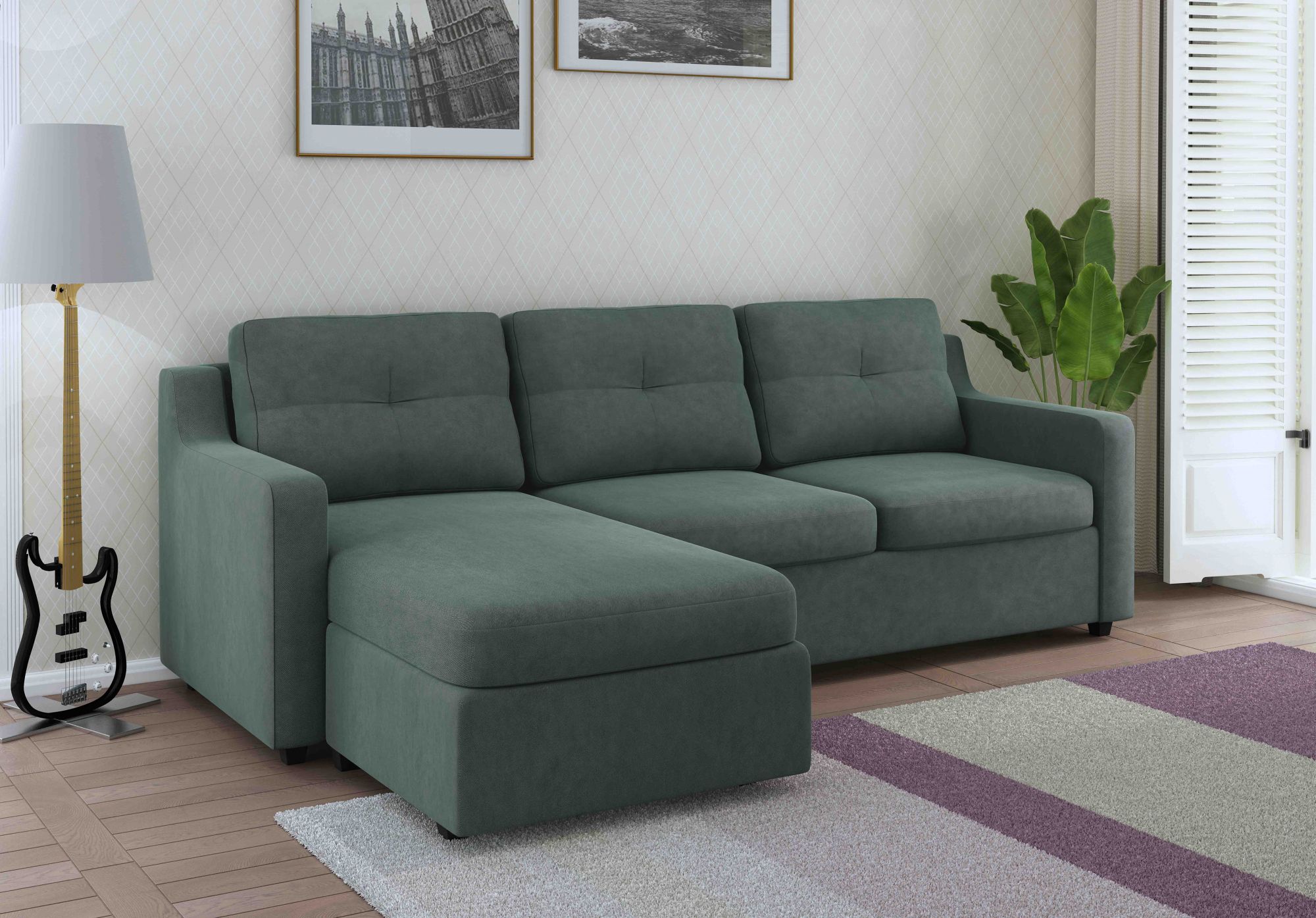 Islay L shape Fabric sofa Set