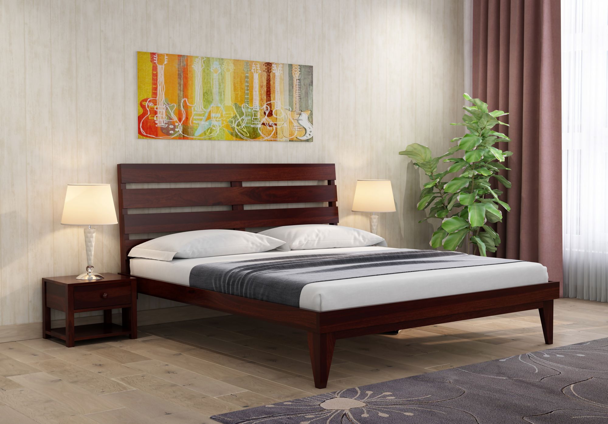 Aksi Bed Without Storage