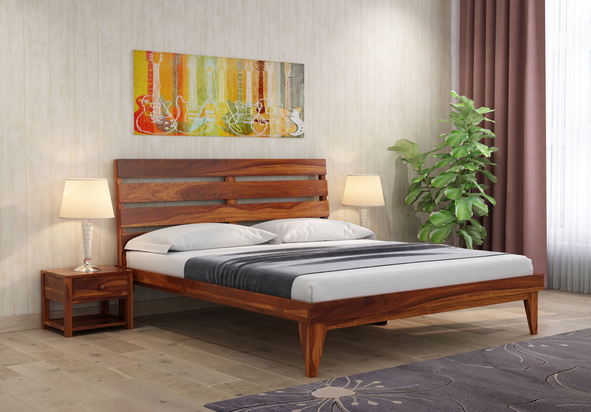 Aksi Bed Without Storage