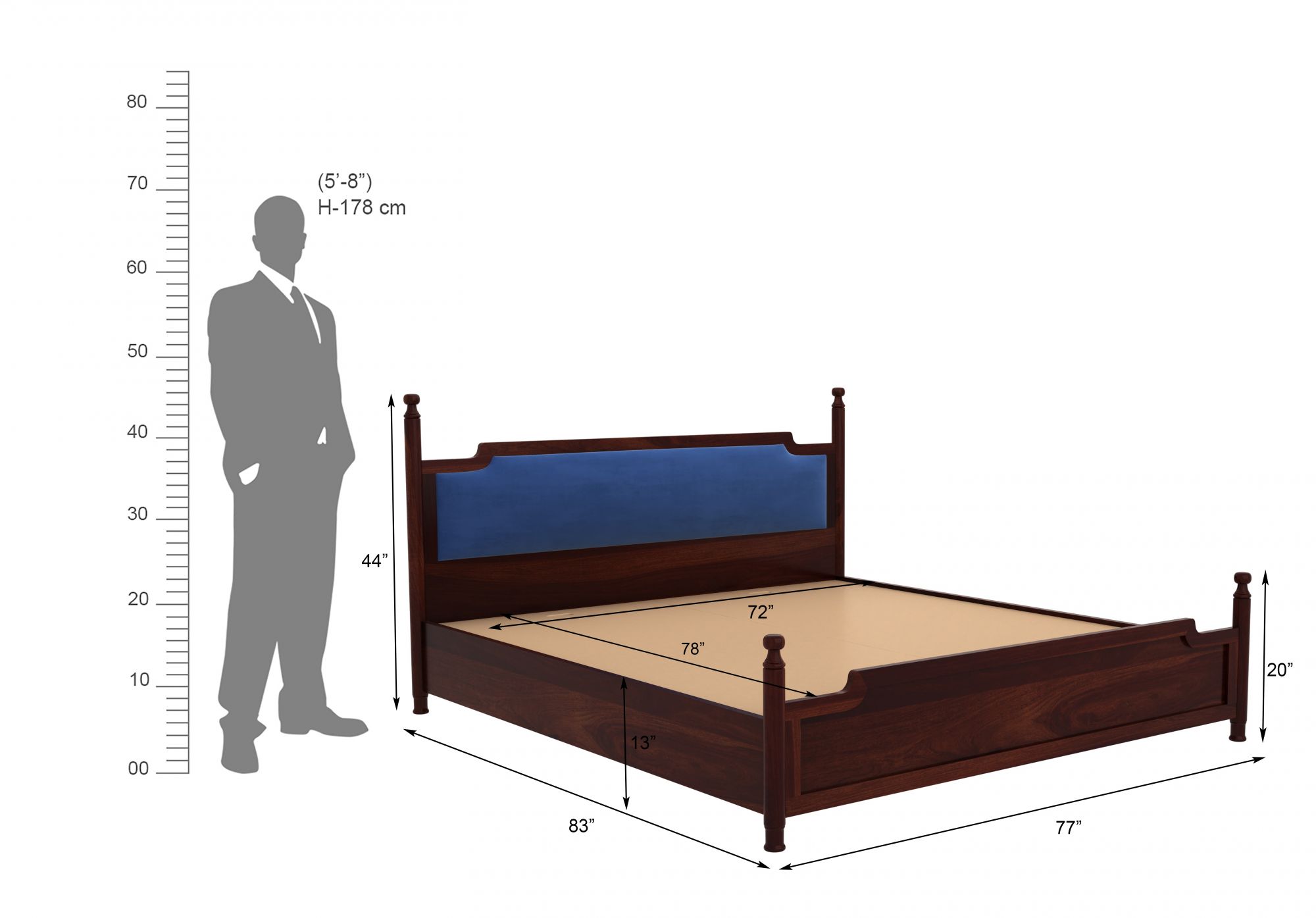 Adams Bed Without Storage