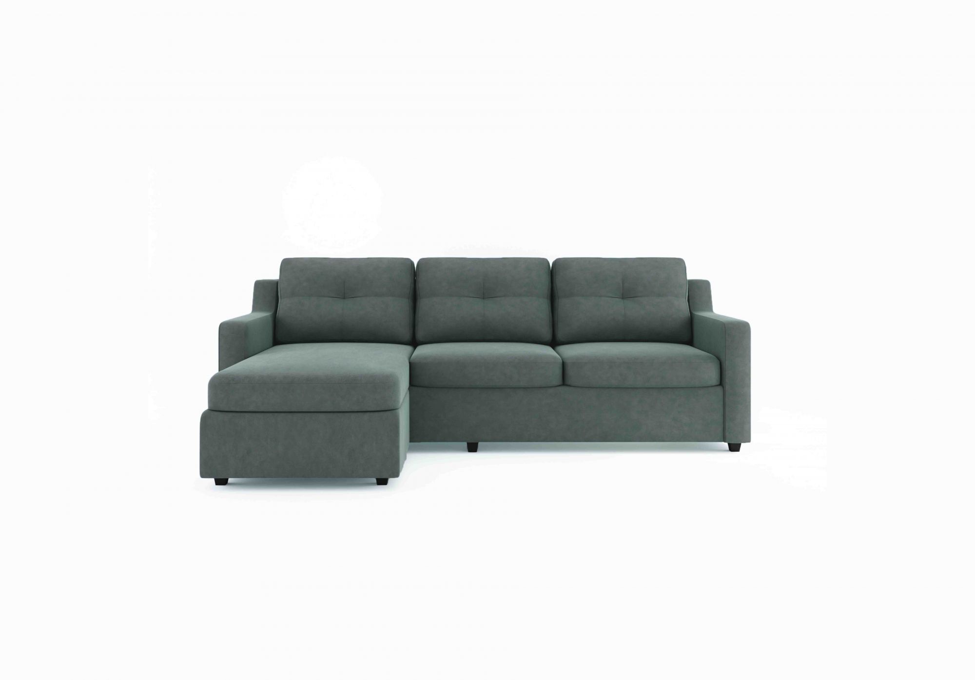 Islay Salt Blue L Shape Fabric Sofa Set
