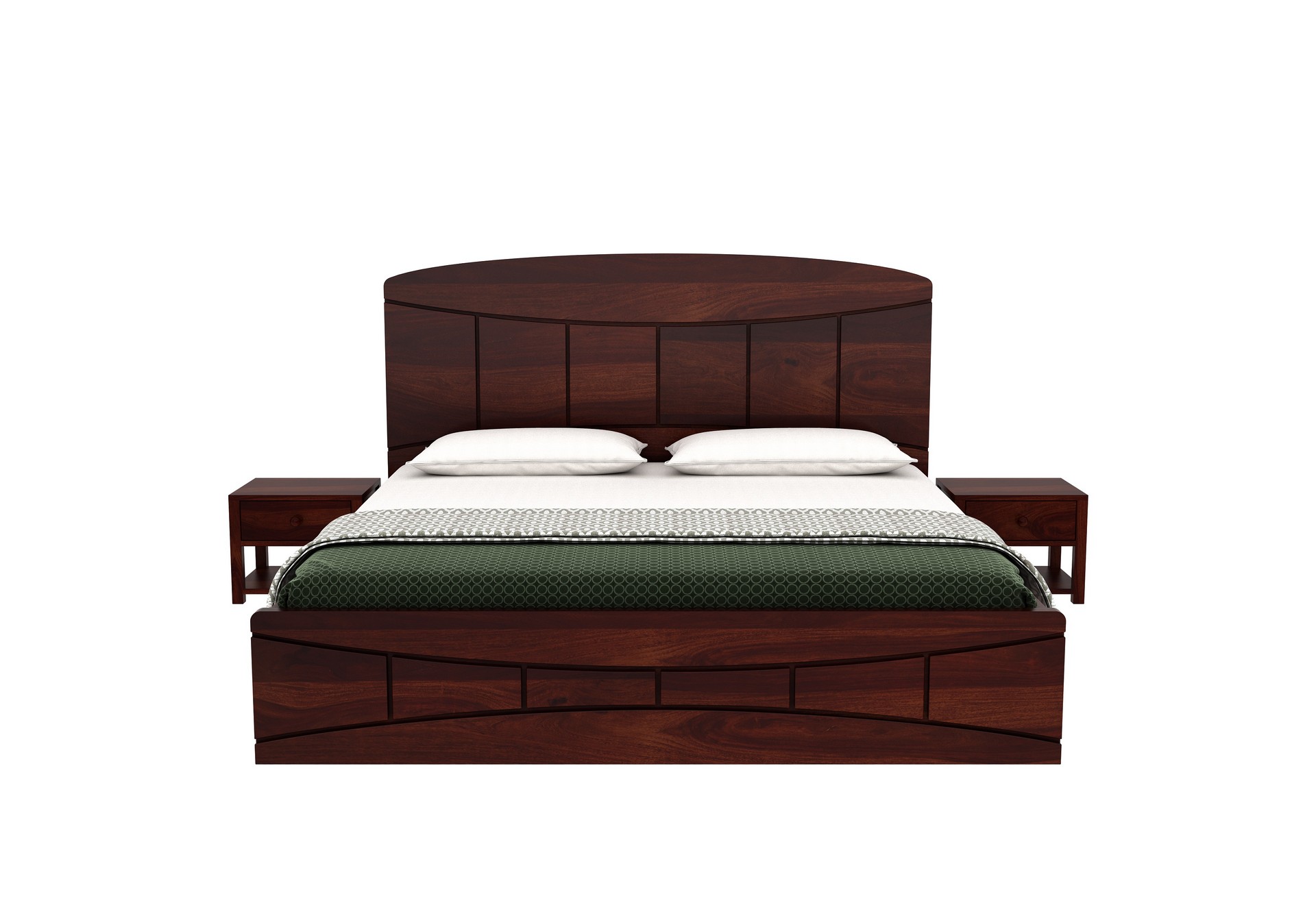 Cedar Bed With Box Storage