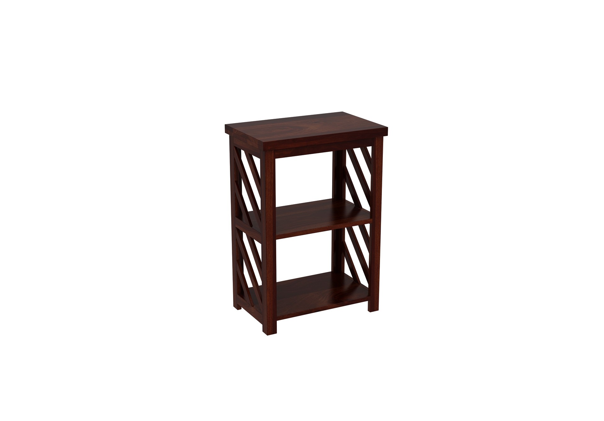 Saylor Sheesham Wood Bookshelf Teak finish