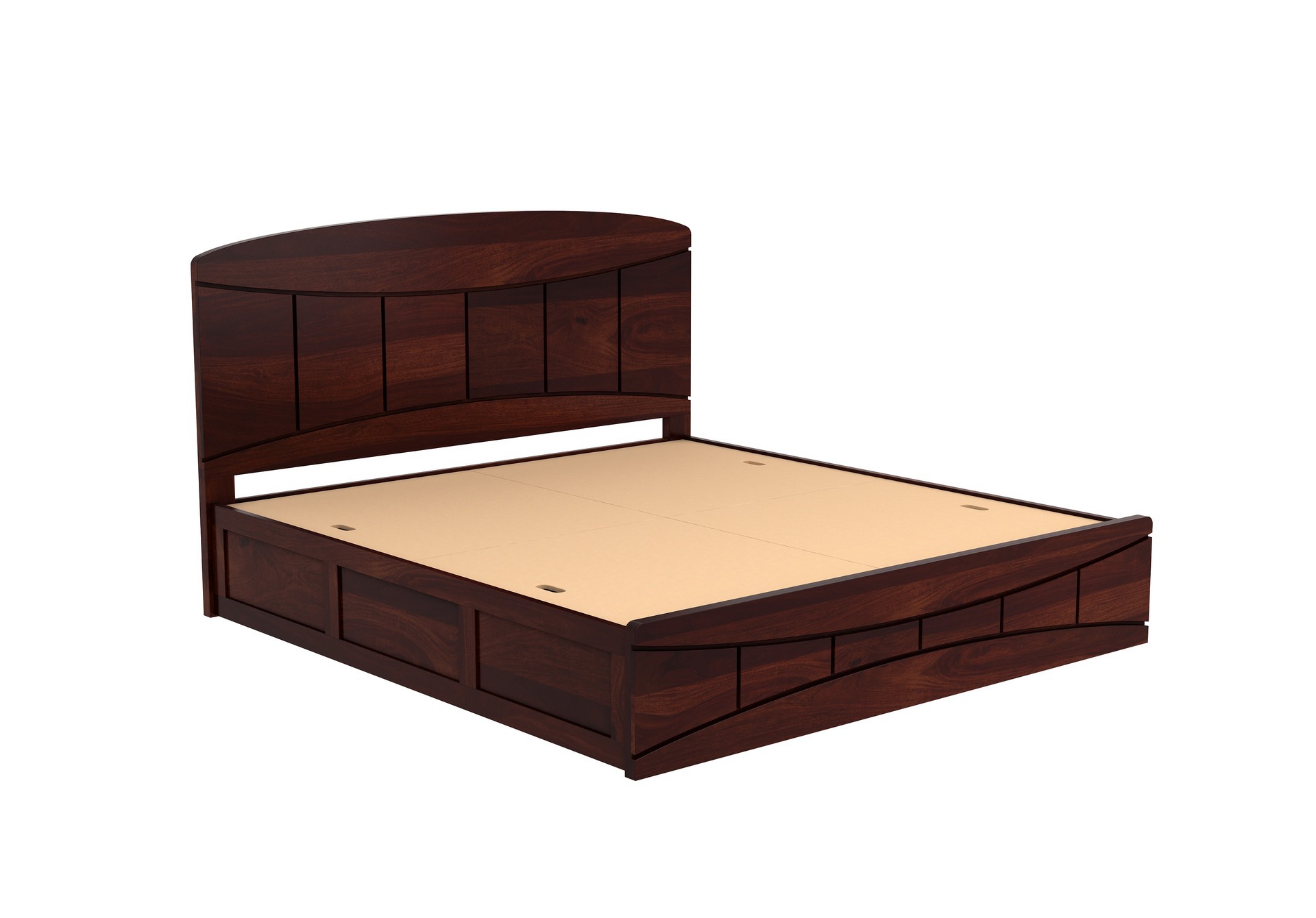 Cedar Bed With Box Storage