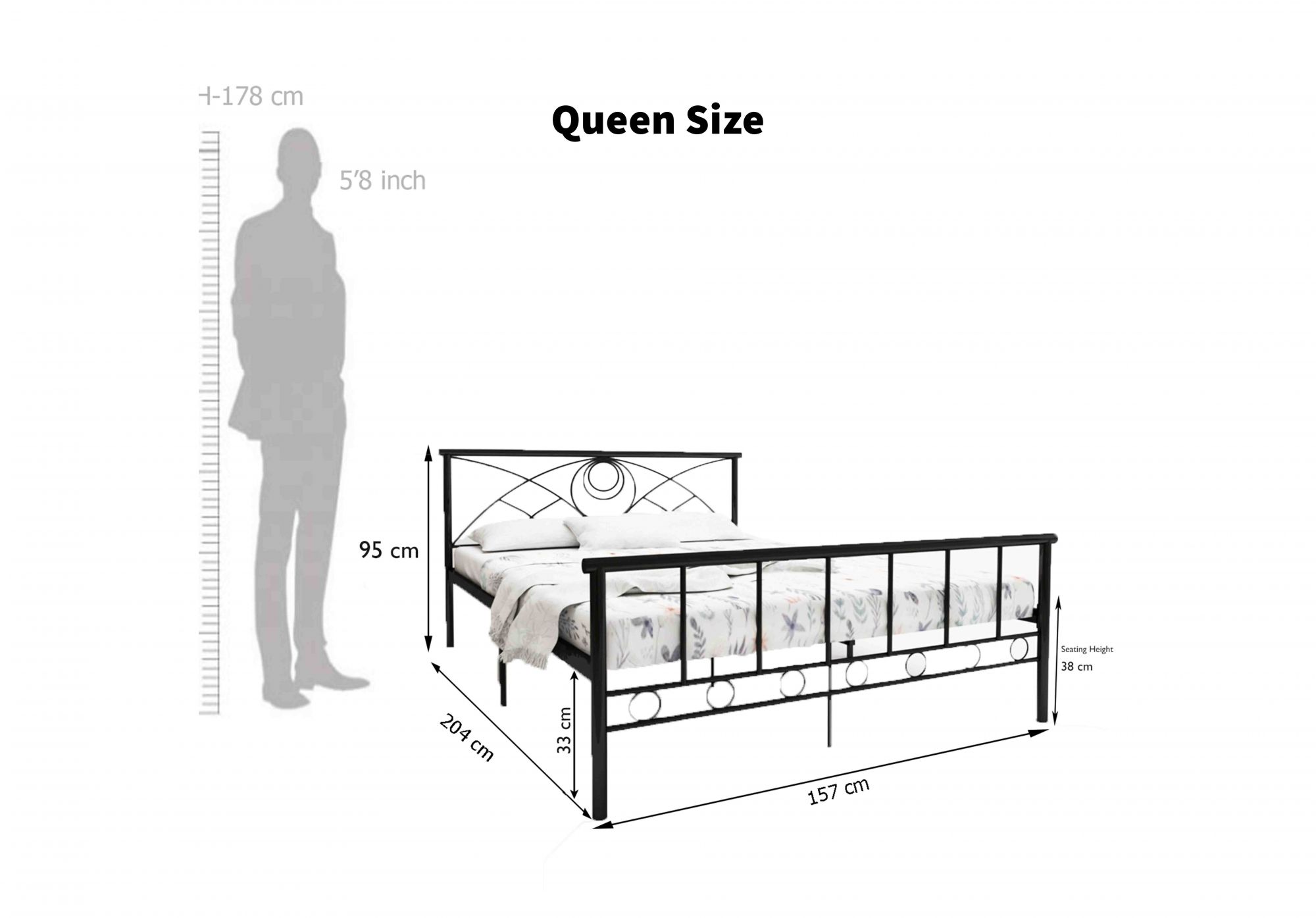 Oscar Metal Bed
