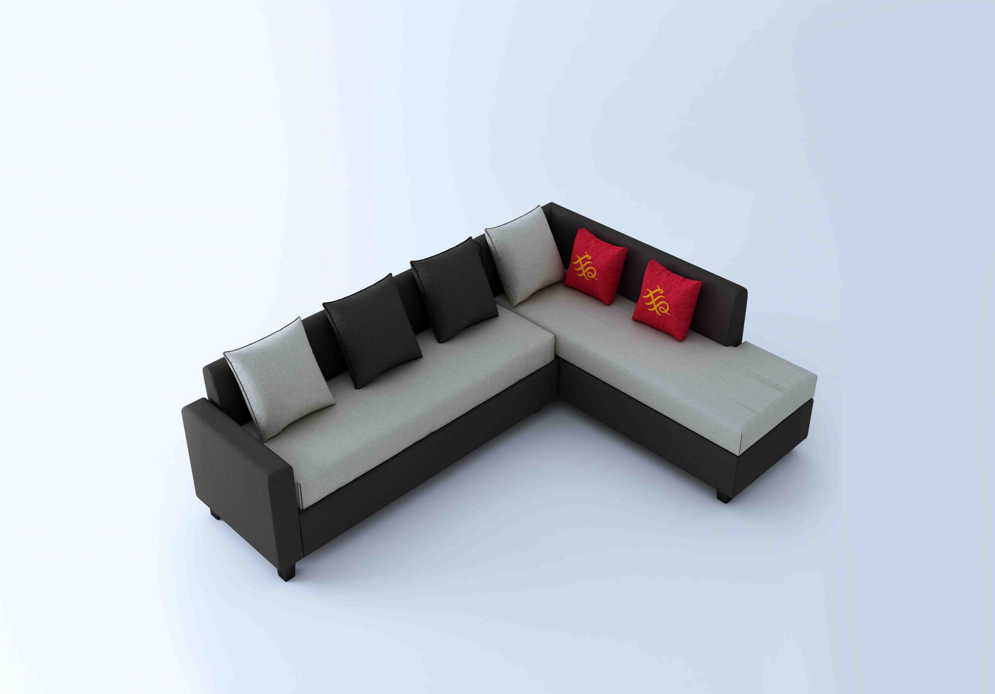 Kodiak L Shape 5 Seater Sofa Set